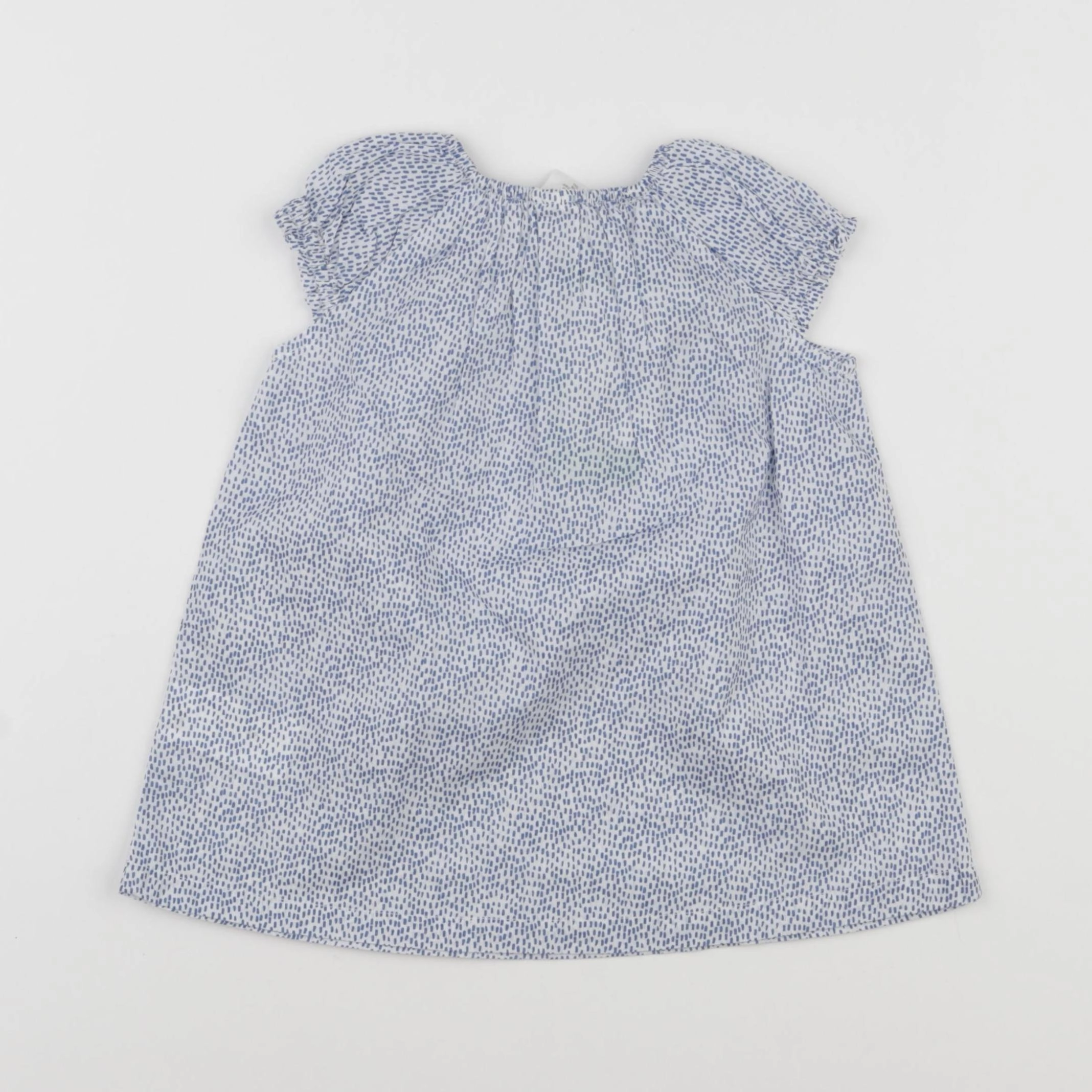 H&M - robe bleu - 3/6 mois
