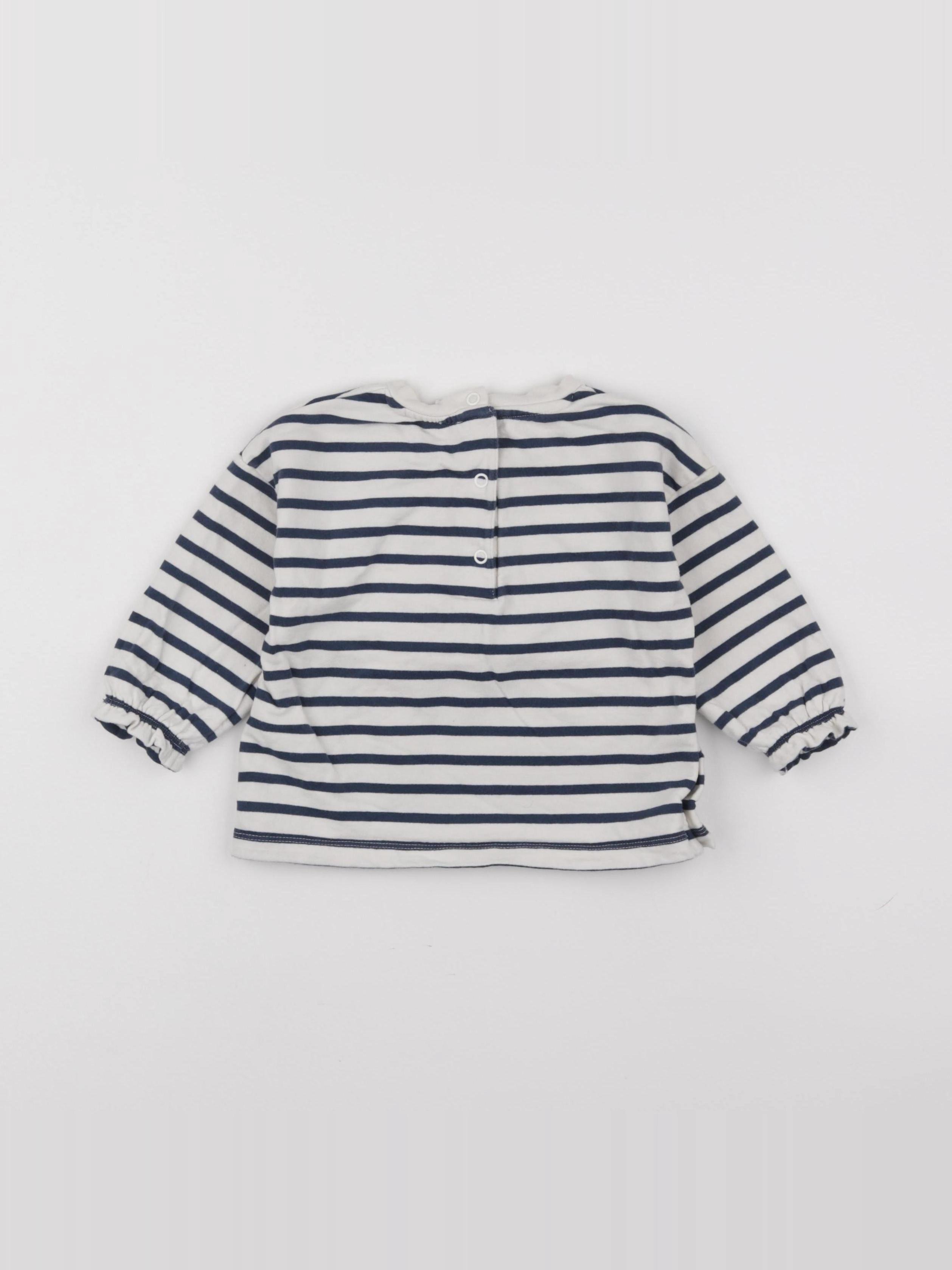 La Redoute - sweat bleu - 18 mois
