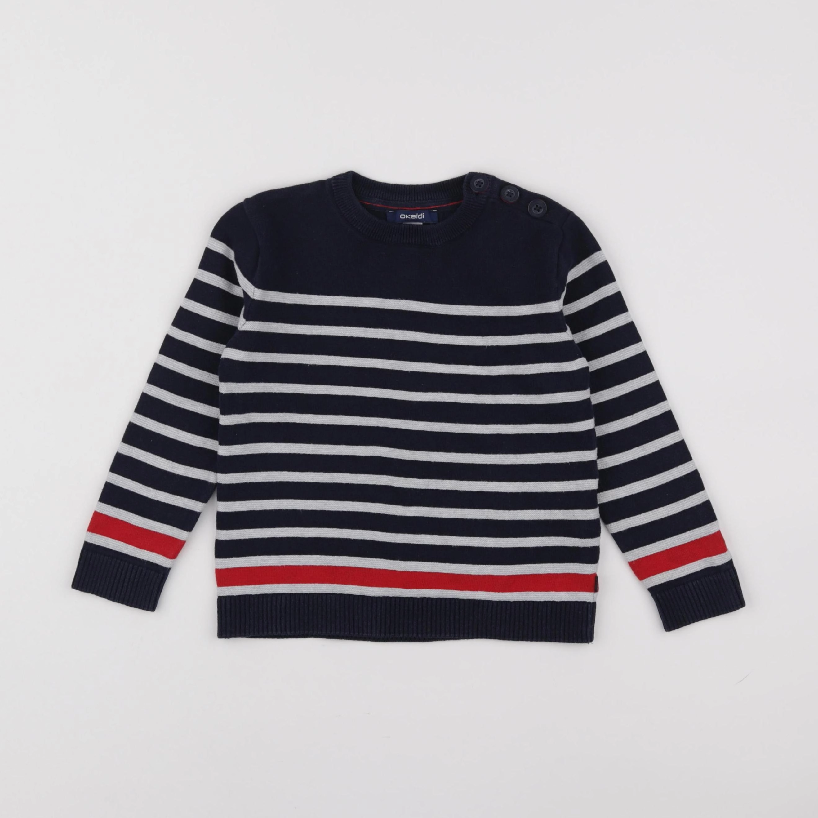 Okaidi - pull bleu - 4 ans
