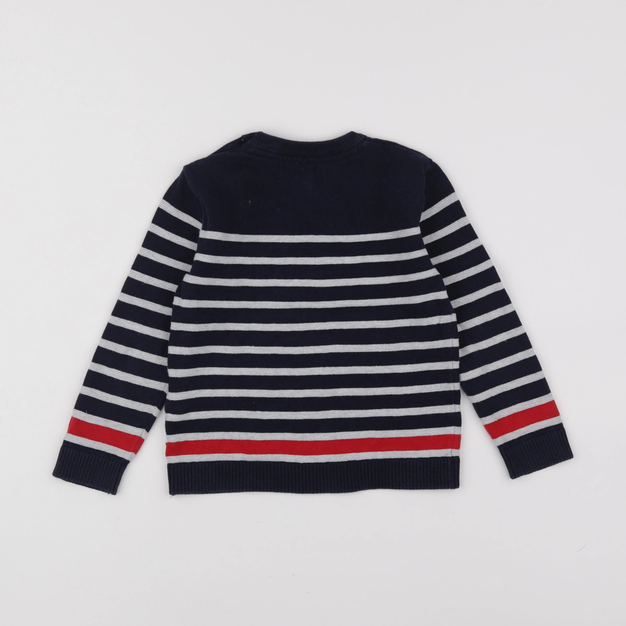 Okaidi - pull bleu - 4 ans