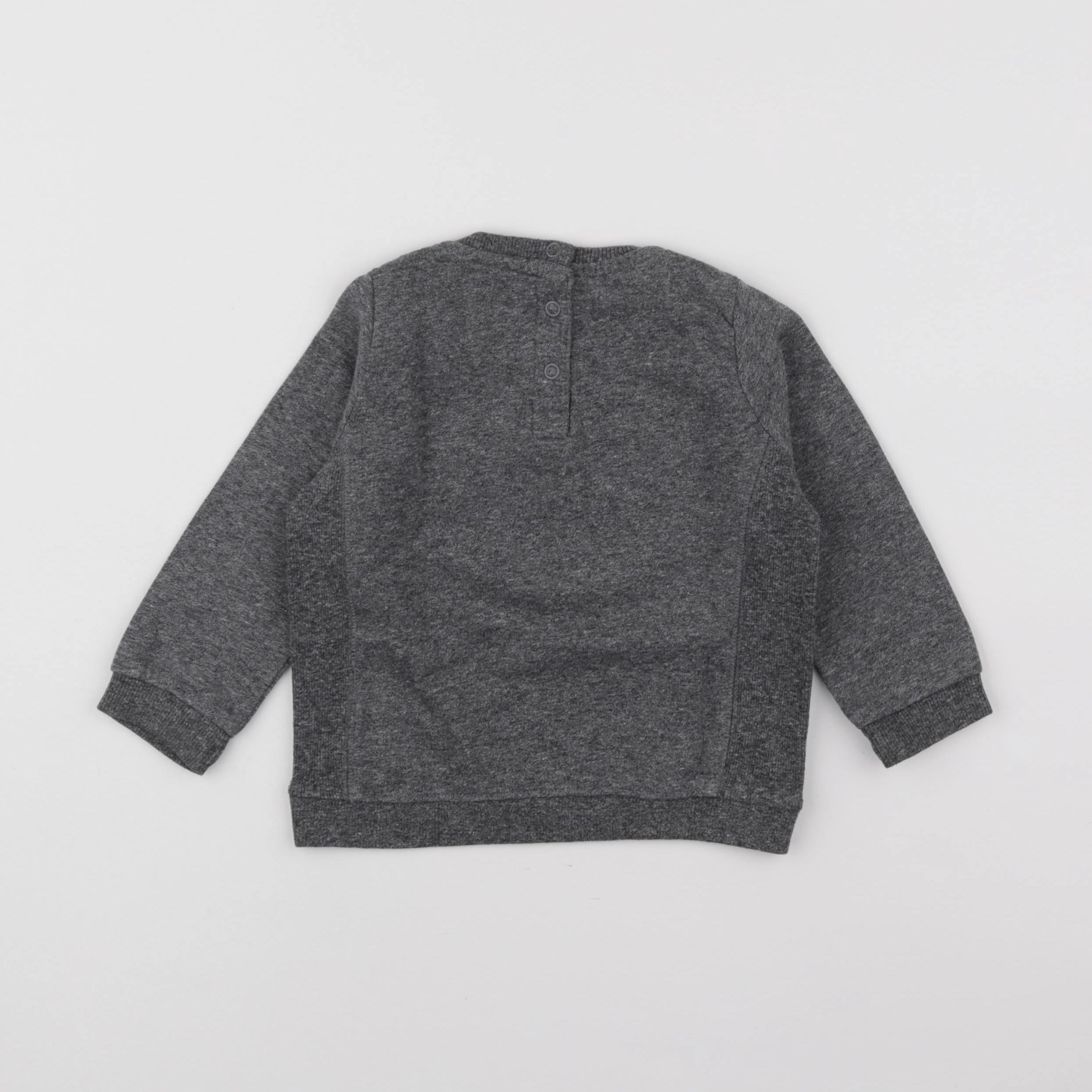 La Redoute - sweat gris - 2 ans