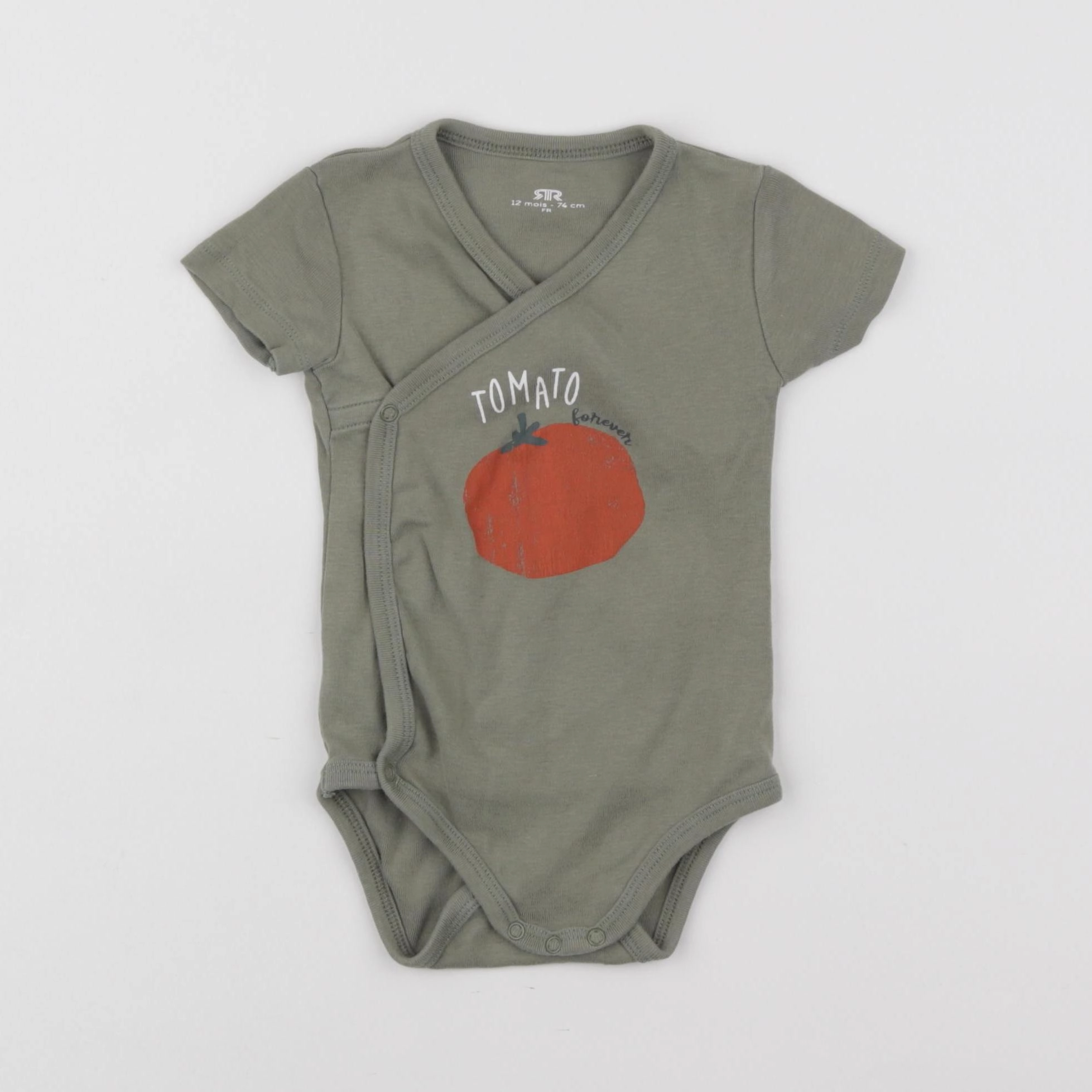 La Redoute - body vert - 12 mois