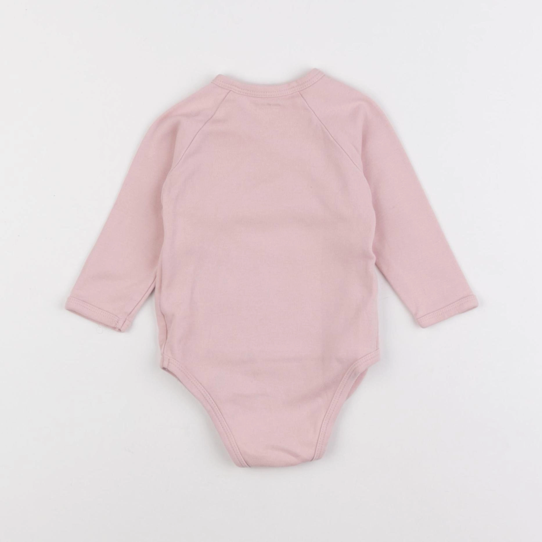 Vertbaudet - body rose - 12 mois