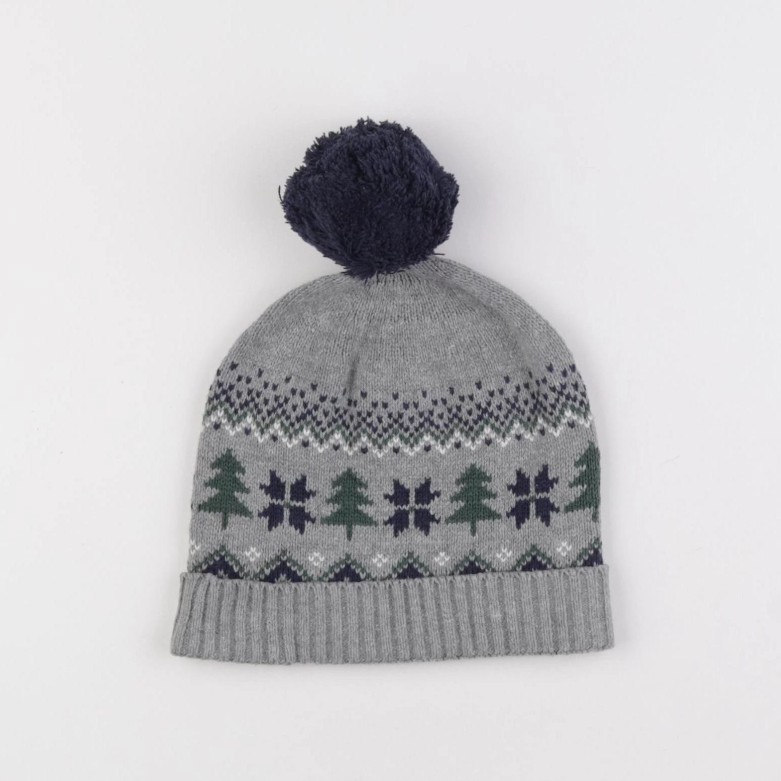 Vertbaudet - bonnet gris - 12/14 ans