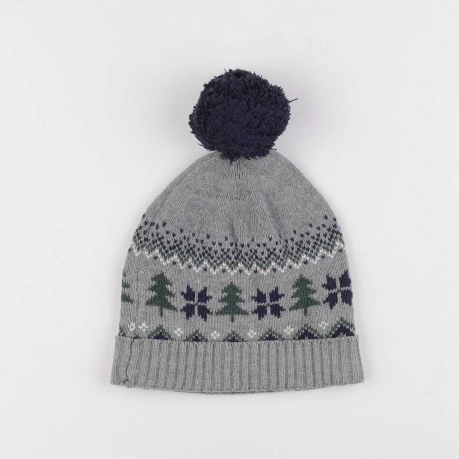 Vertbaudet - bonnet gris - 12/14 ans