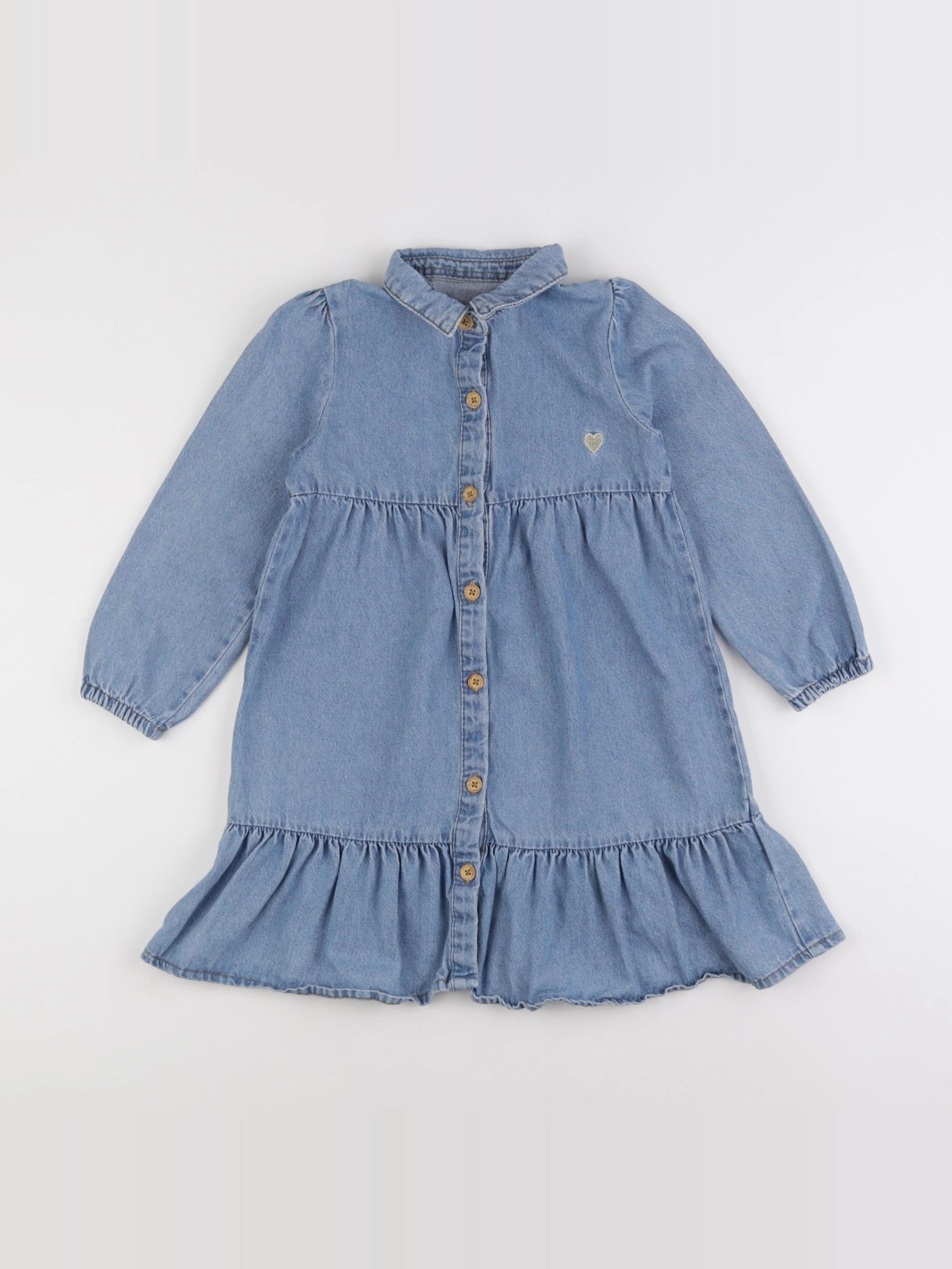 Vertbaudet - robe bleu - 6 ans
