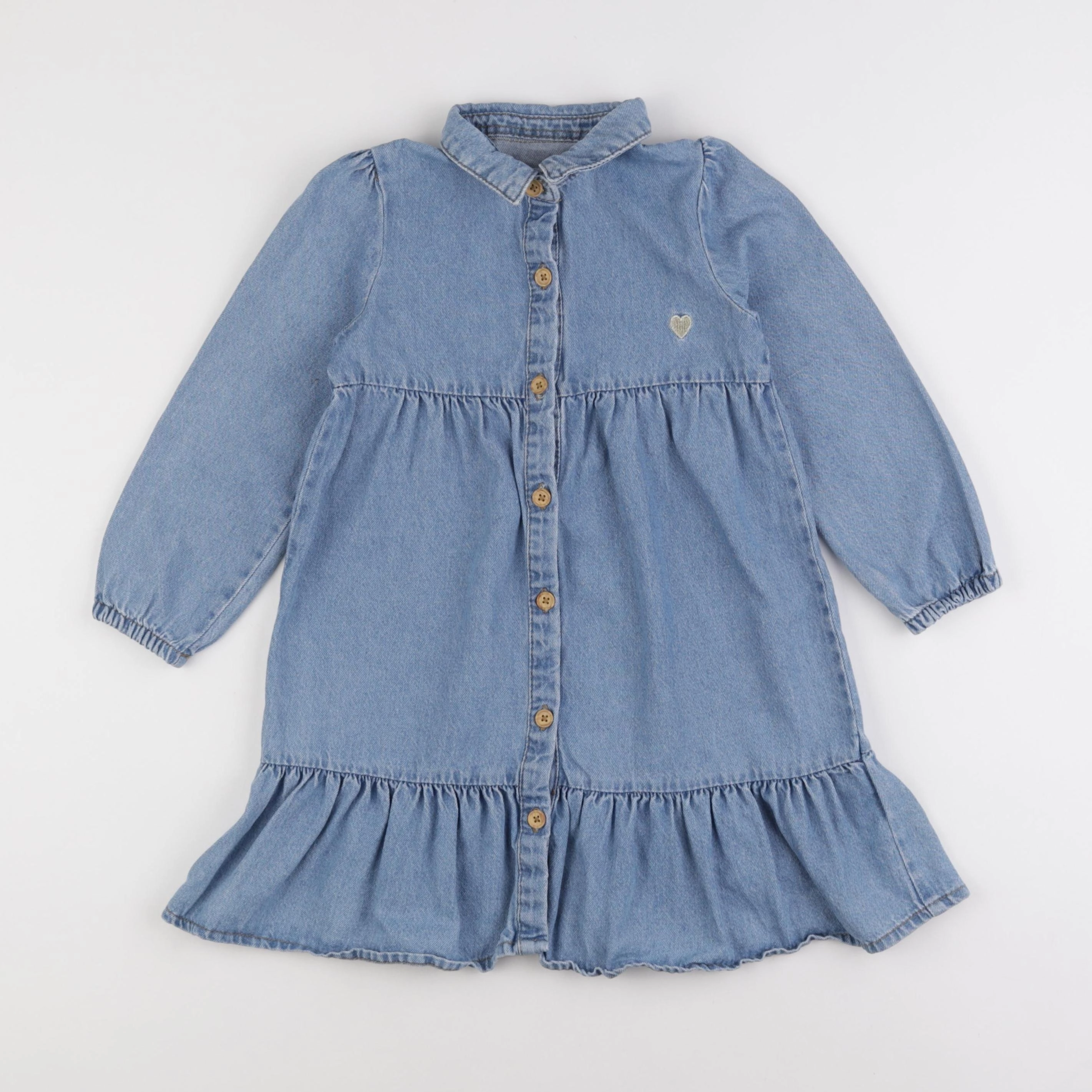 Vertbaudet - robe bleu - 6 ans