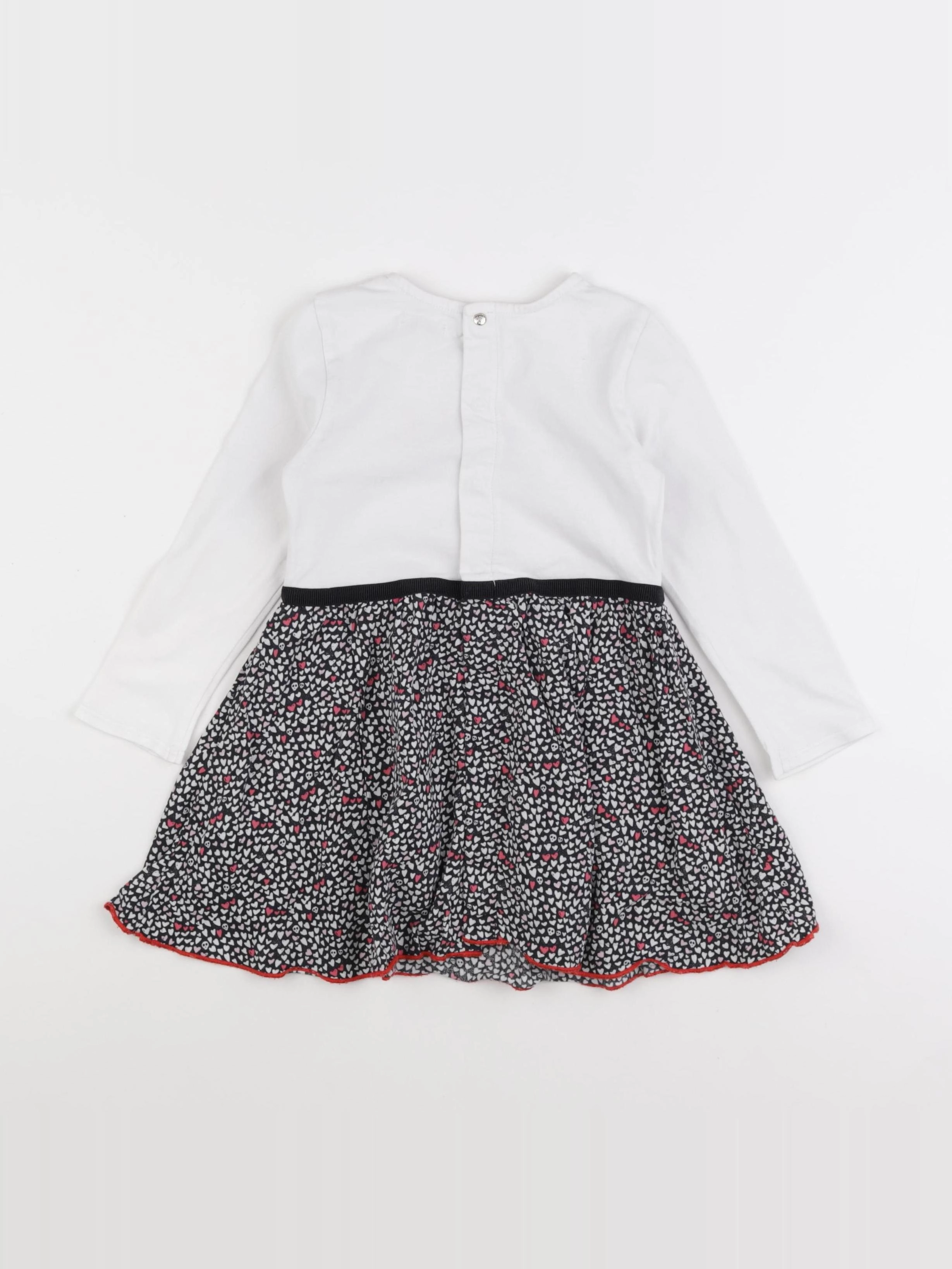 IKKS - robe blanc - 3 ans