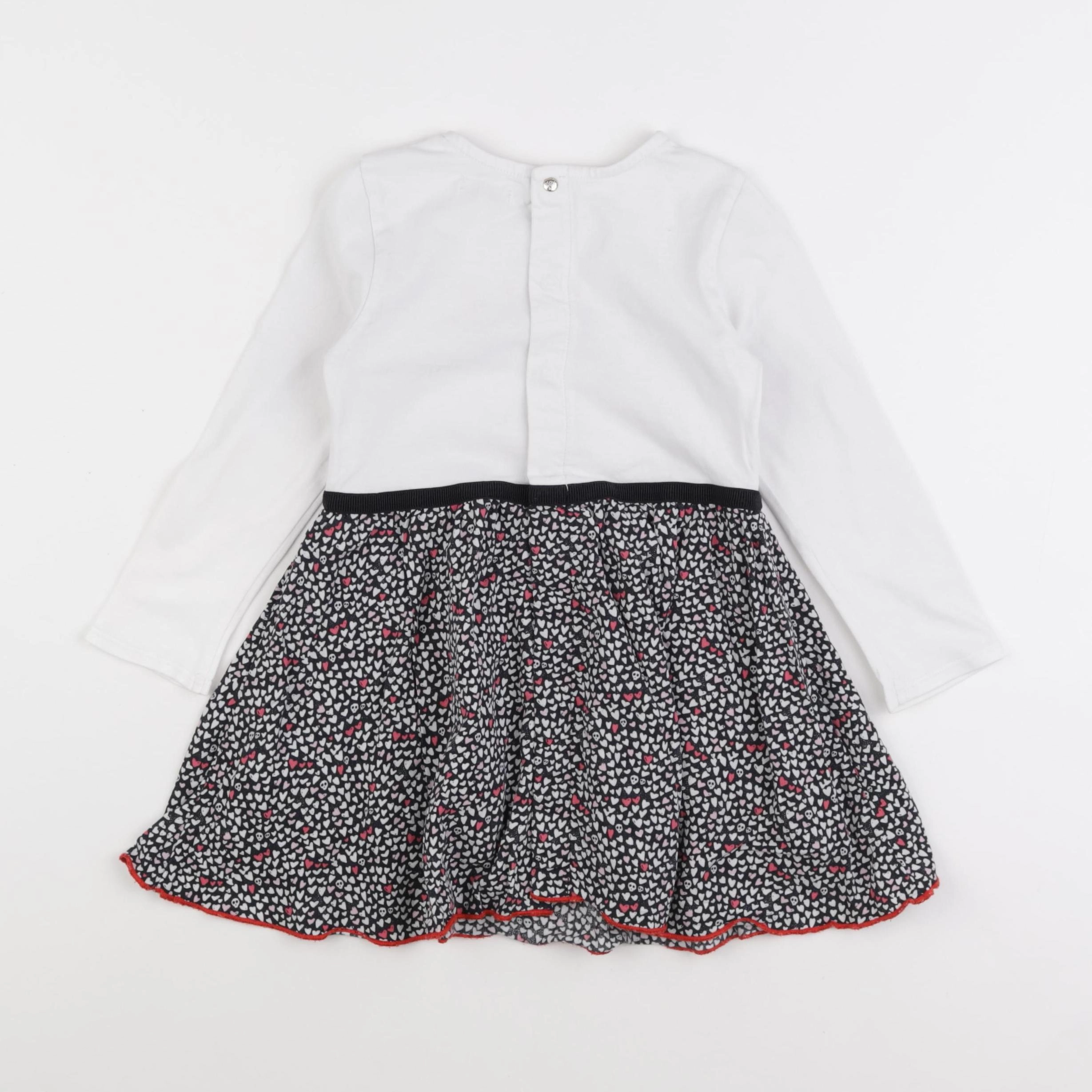 IKKS - robe blanc - 3 ans