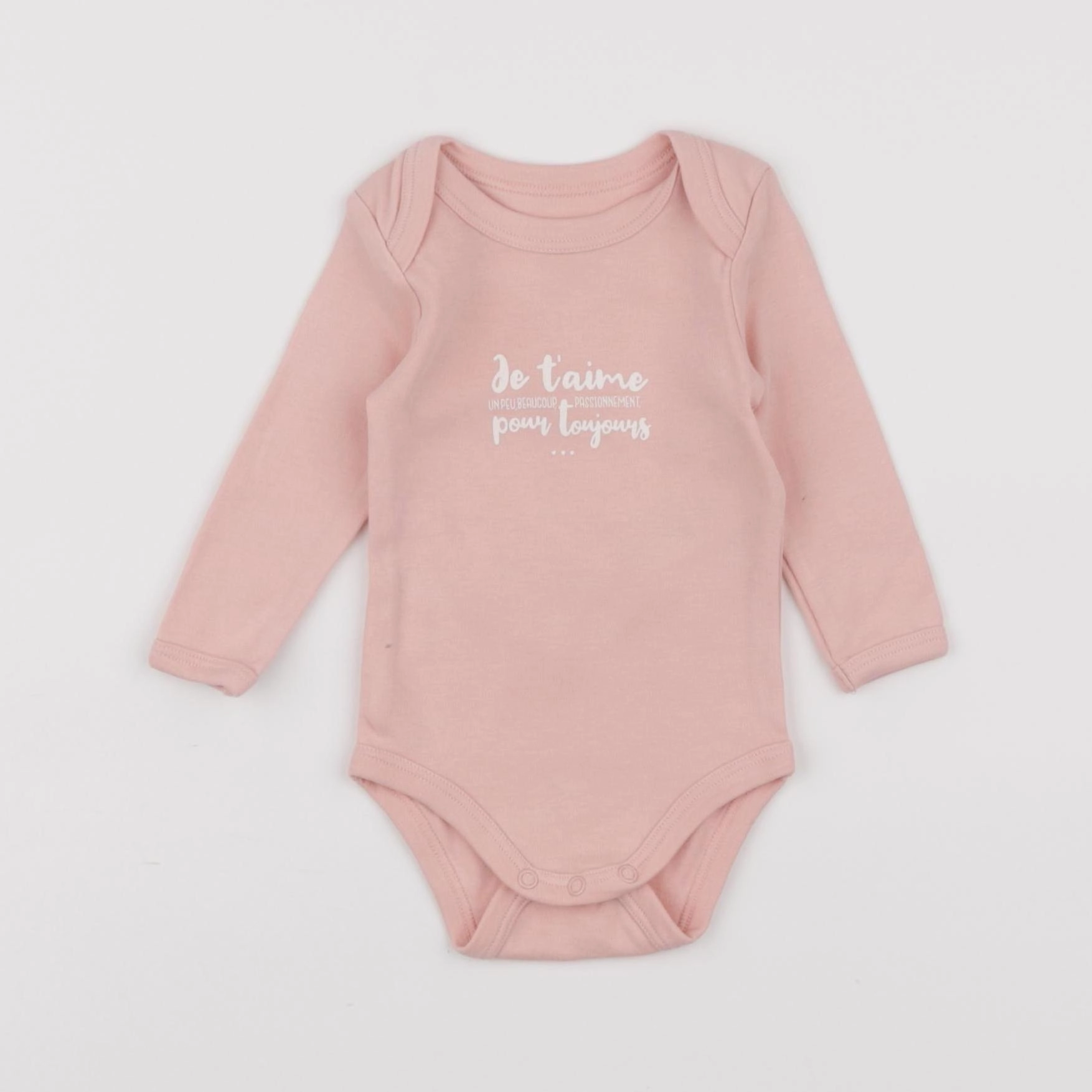 Vertbaudet - body rose - 3 mois
