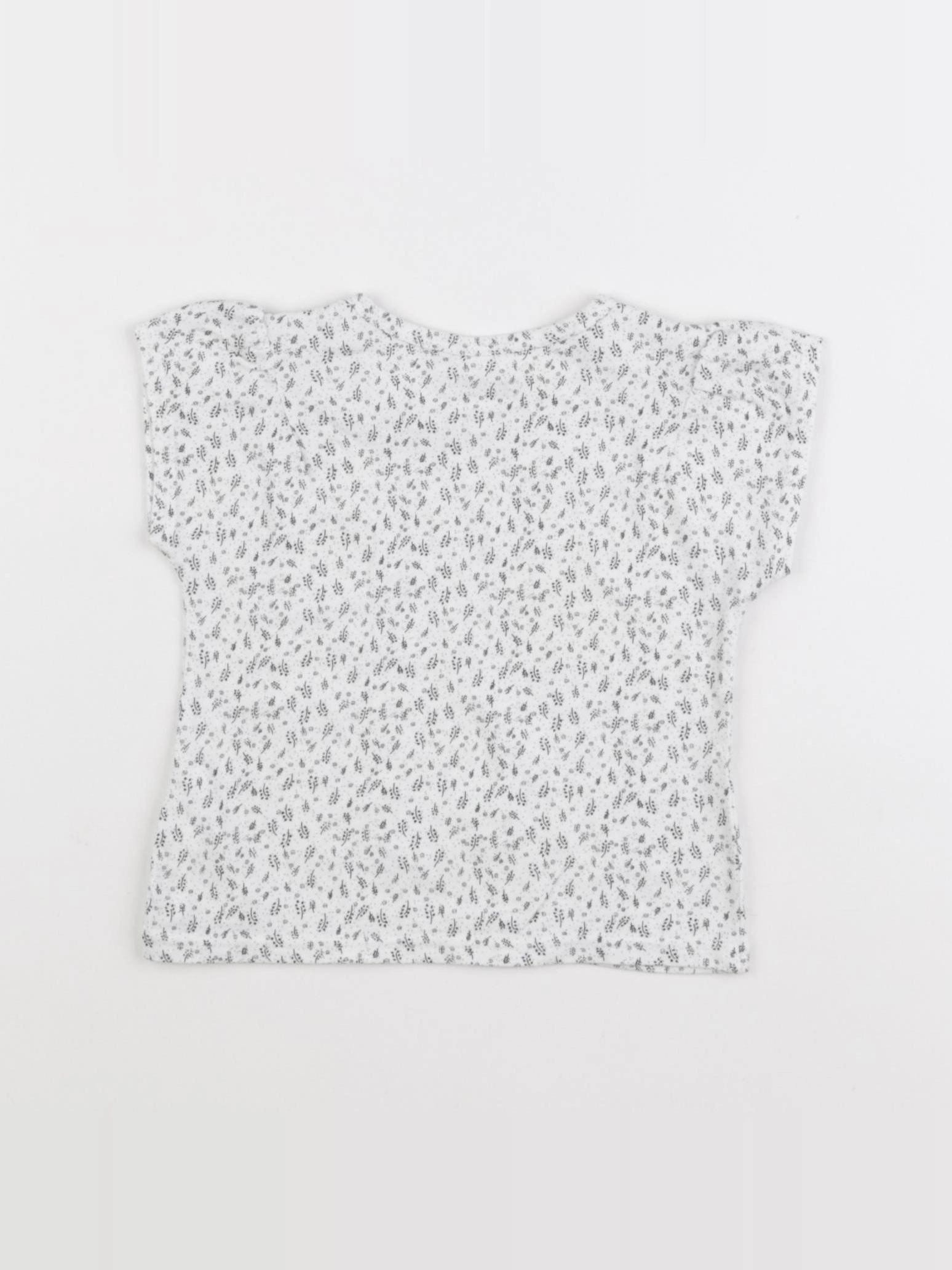 IKKS - tee-shirt blanc - 12 mois