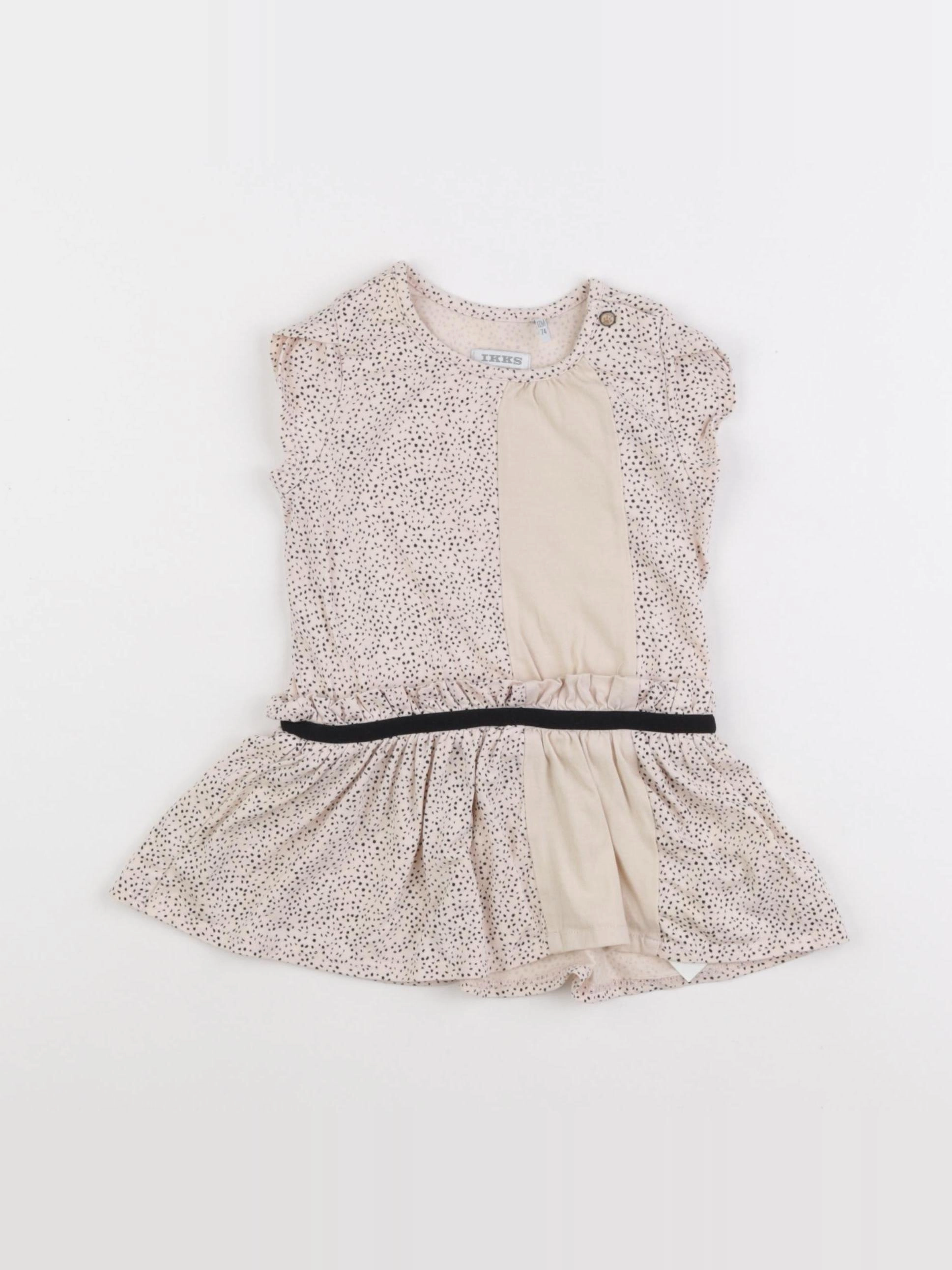 IKKS - robe beige - 12 mois