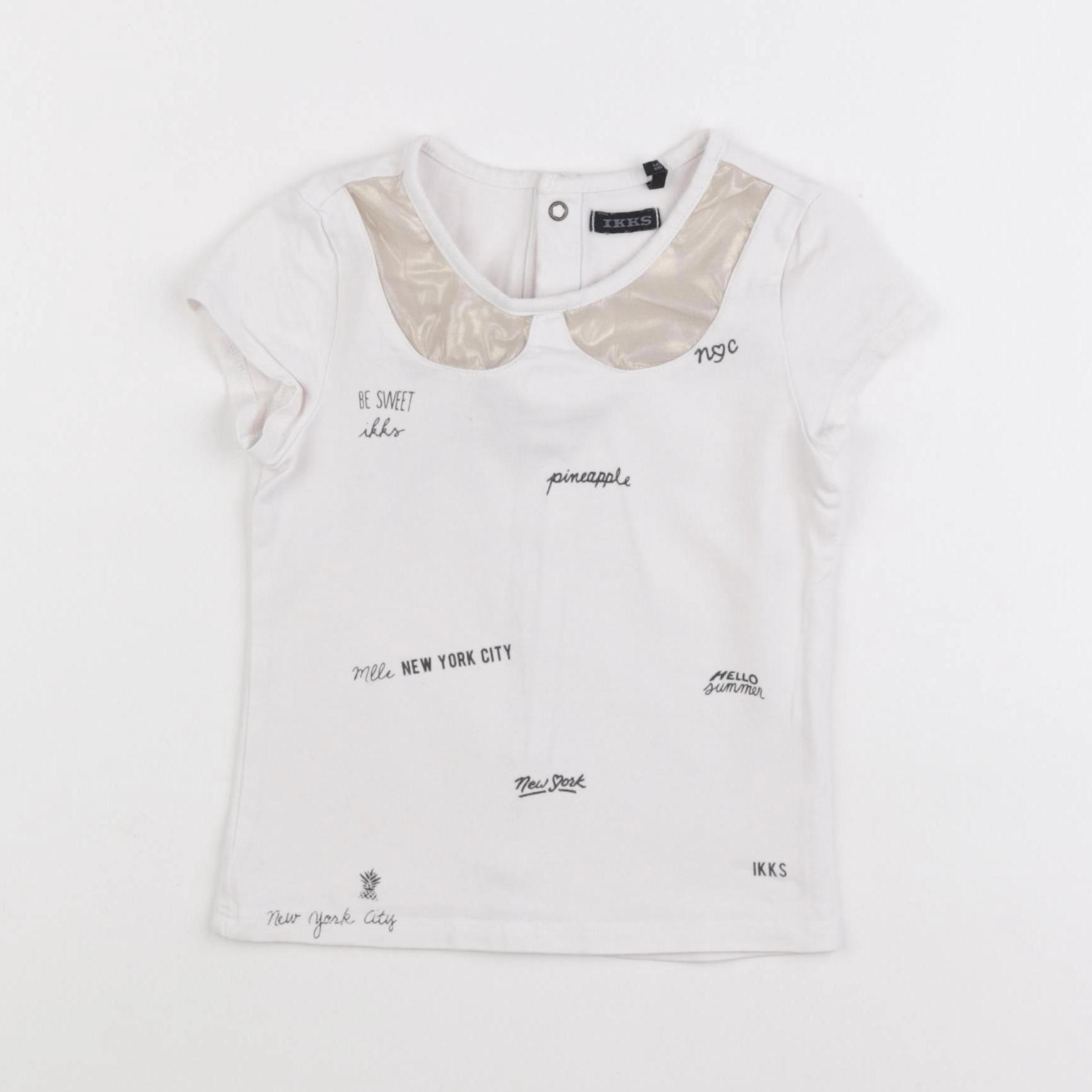 IKKS - tee-shirt beige - 3 ans