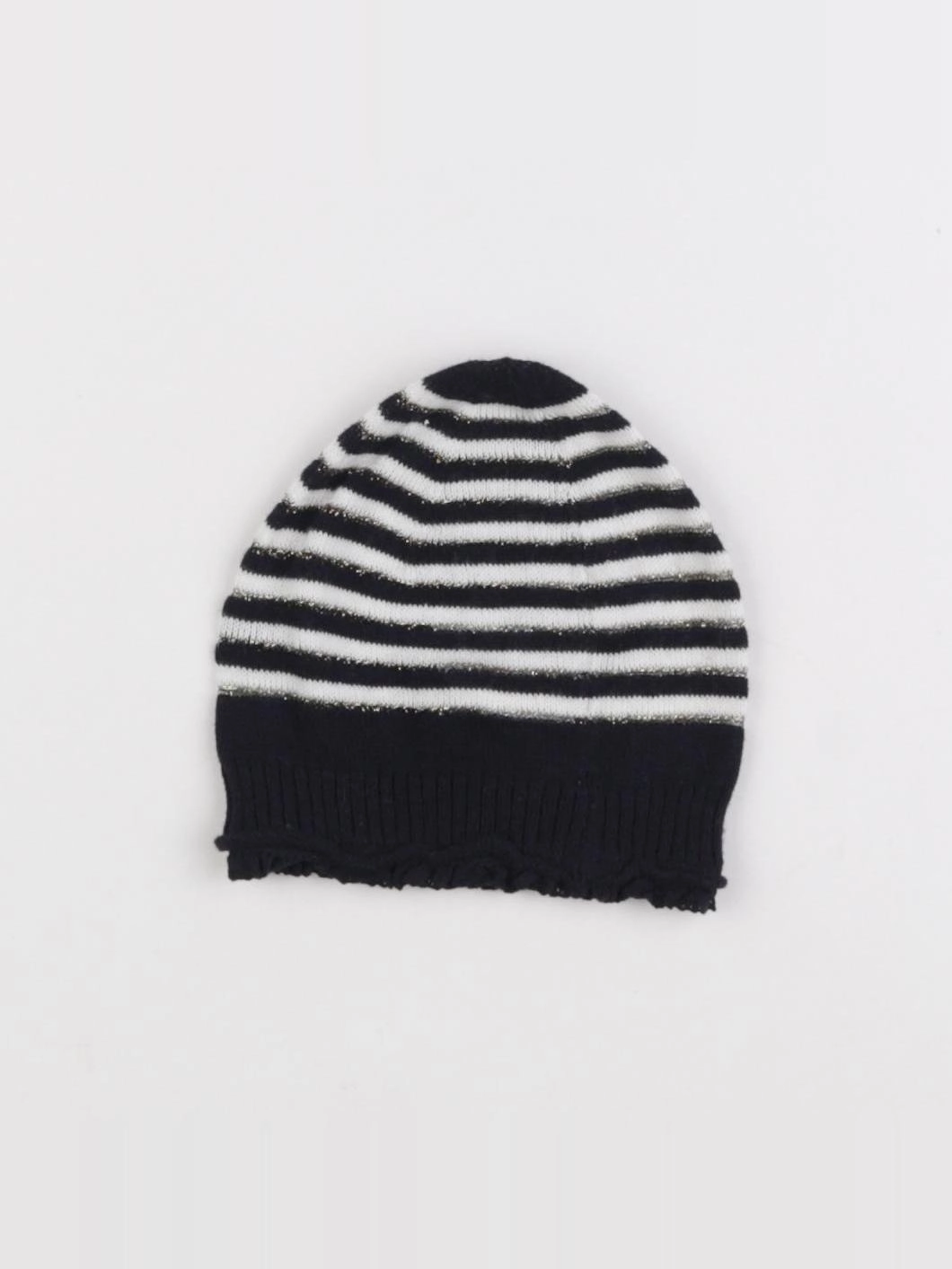 IKKS - bonnet bleu - 6/12 mois