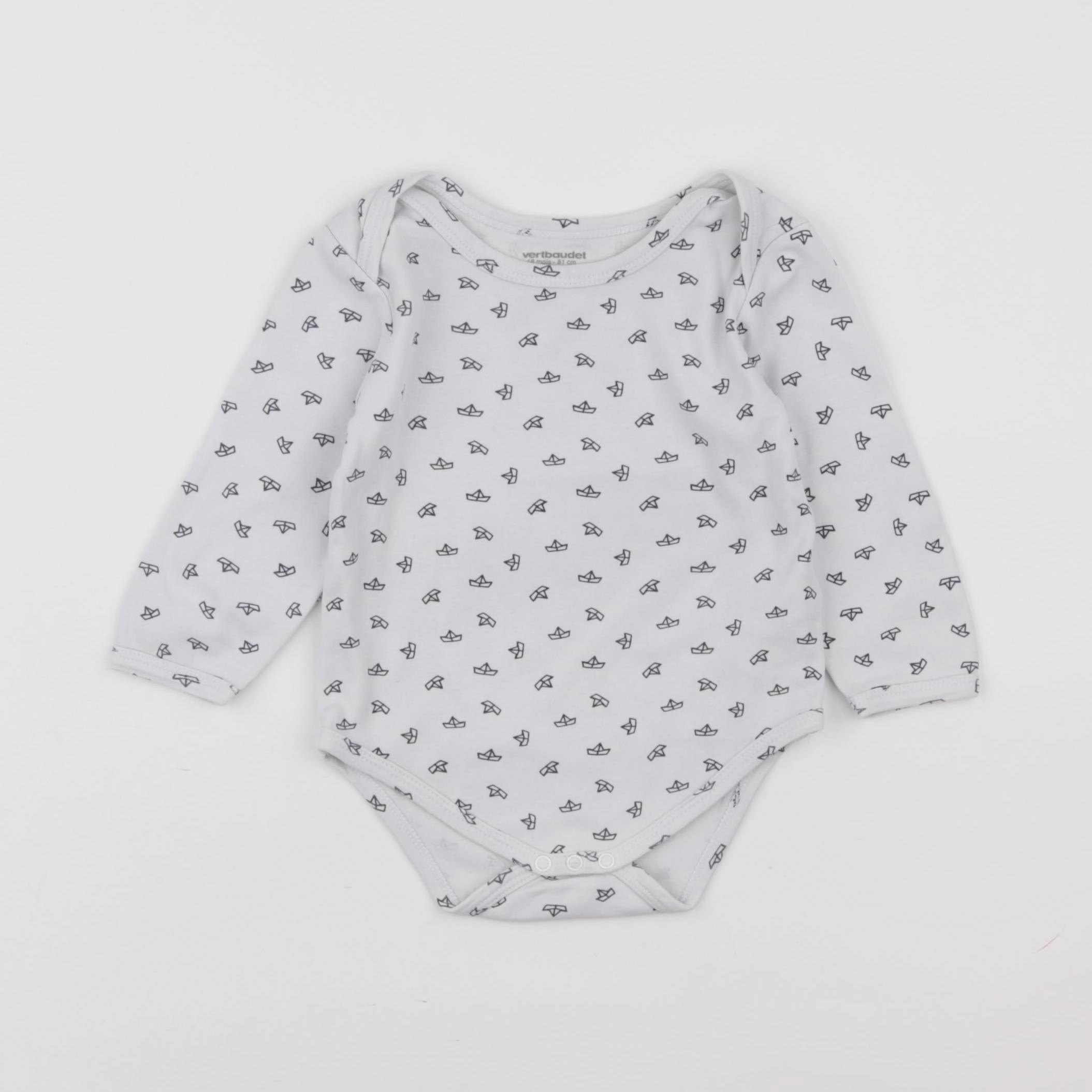 Vertbaudet - body blanc - 6 mois