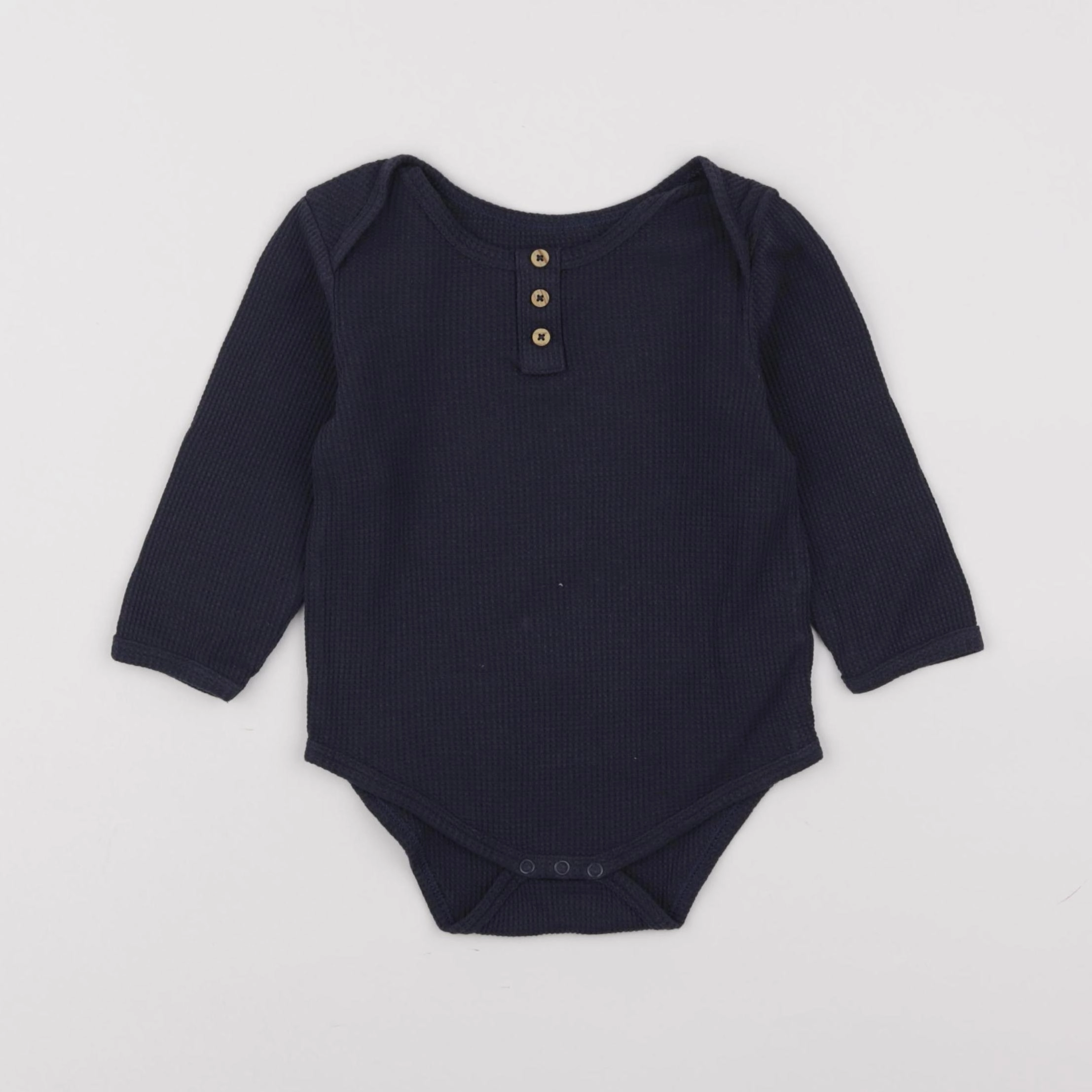 Vertbaudet - body tee-shirt bleu - 18 mois