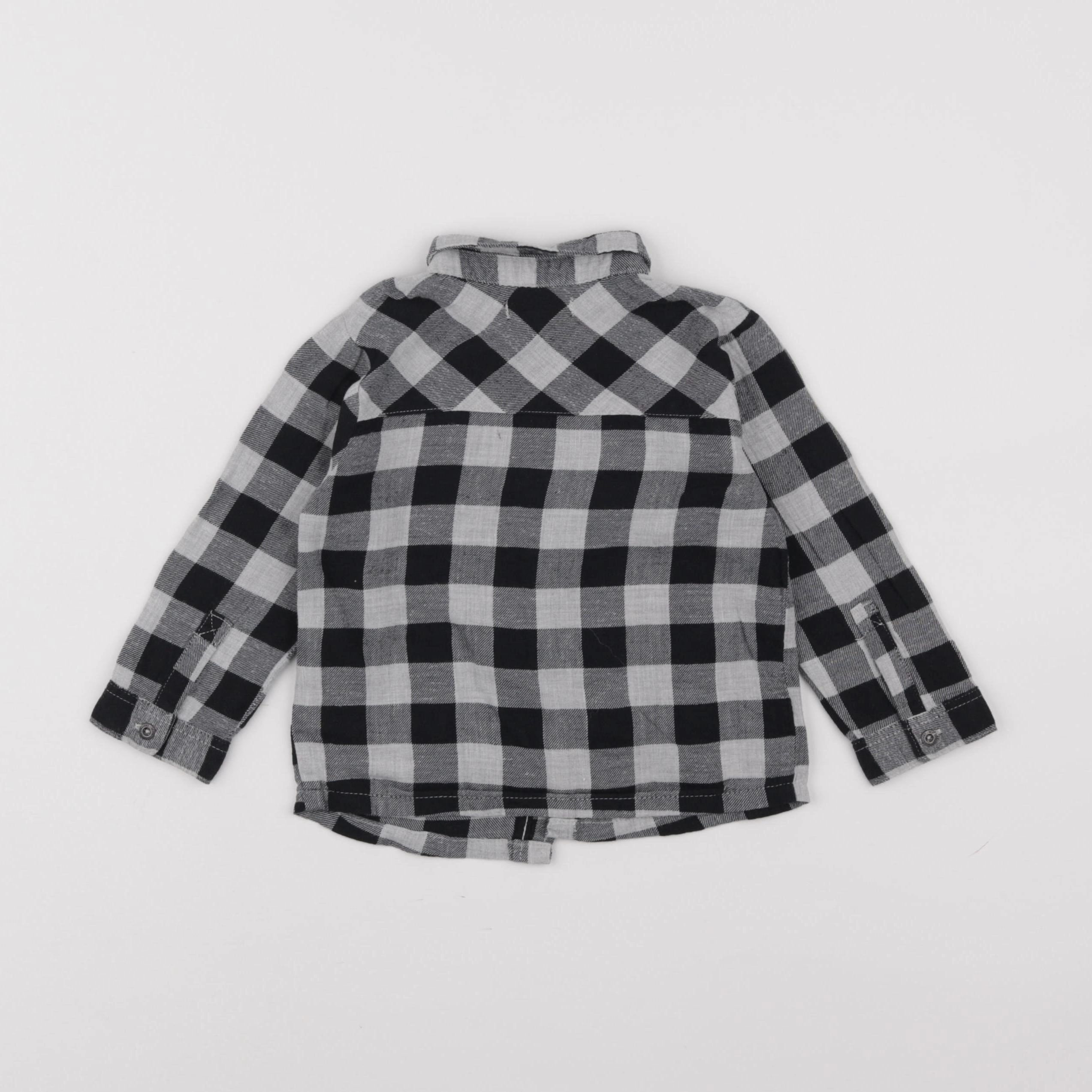 Vertbaudet - chemise noir - 18 mois
