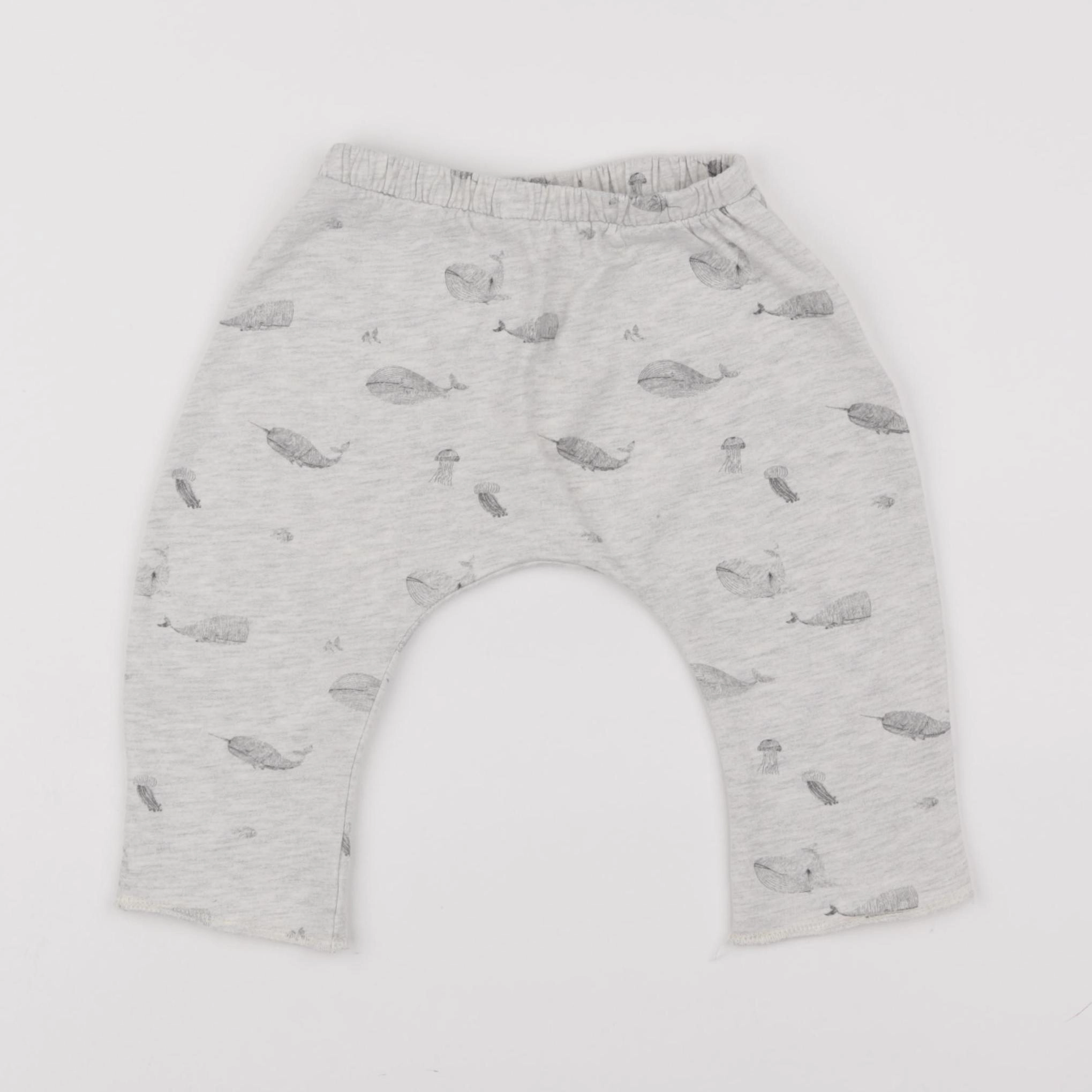 Vertbaudet - sarouel gris - 6 mois