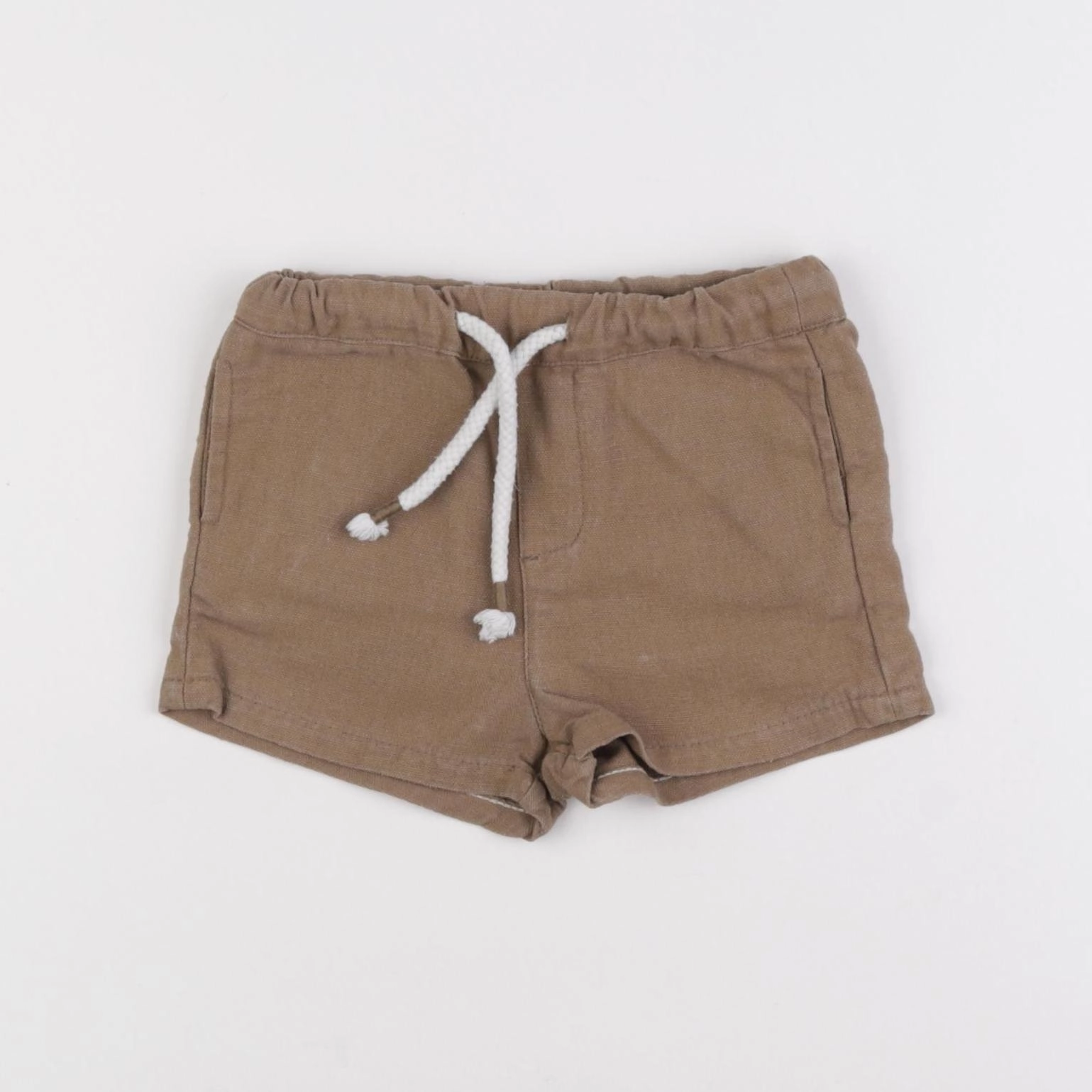 Natalys - short marron - 12 mois