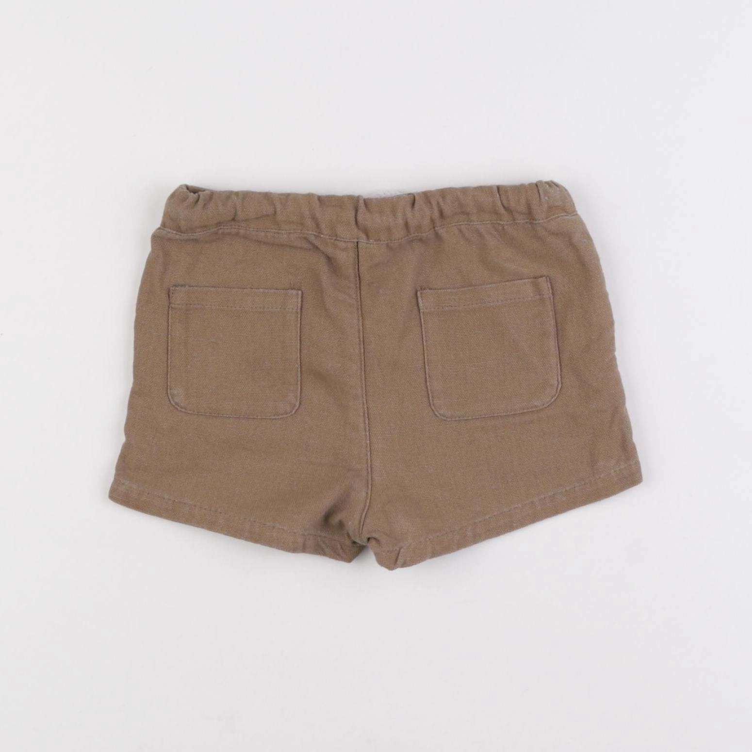 Natalys - short marron - 12 mois