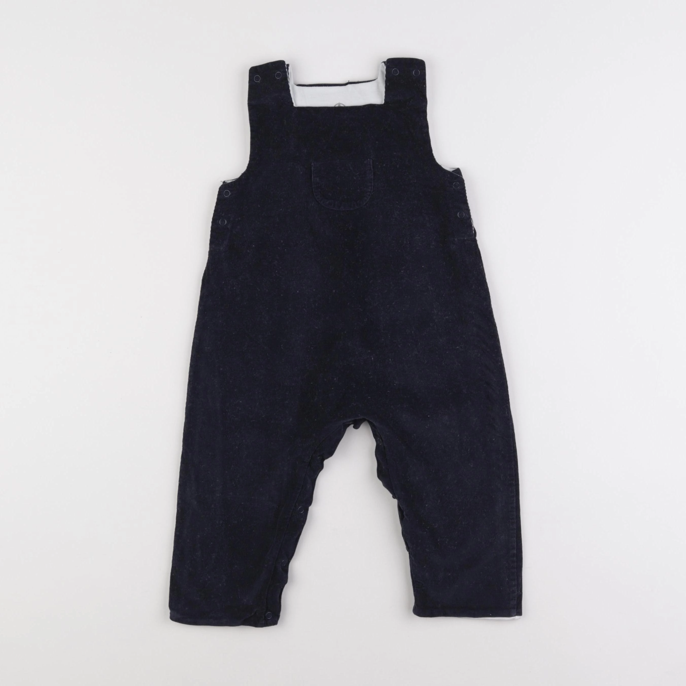 Petit Bateau - combinaison bleu - 12 mois