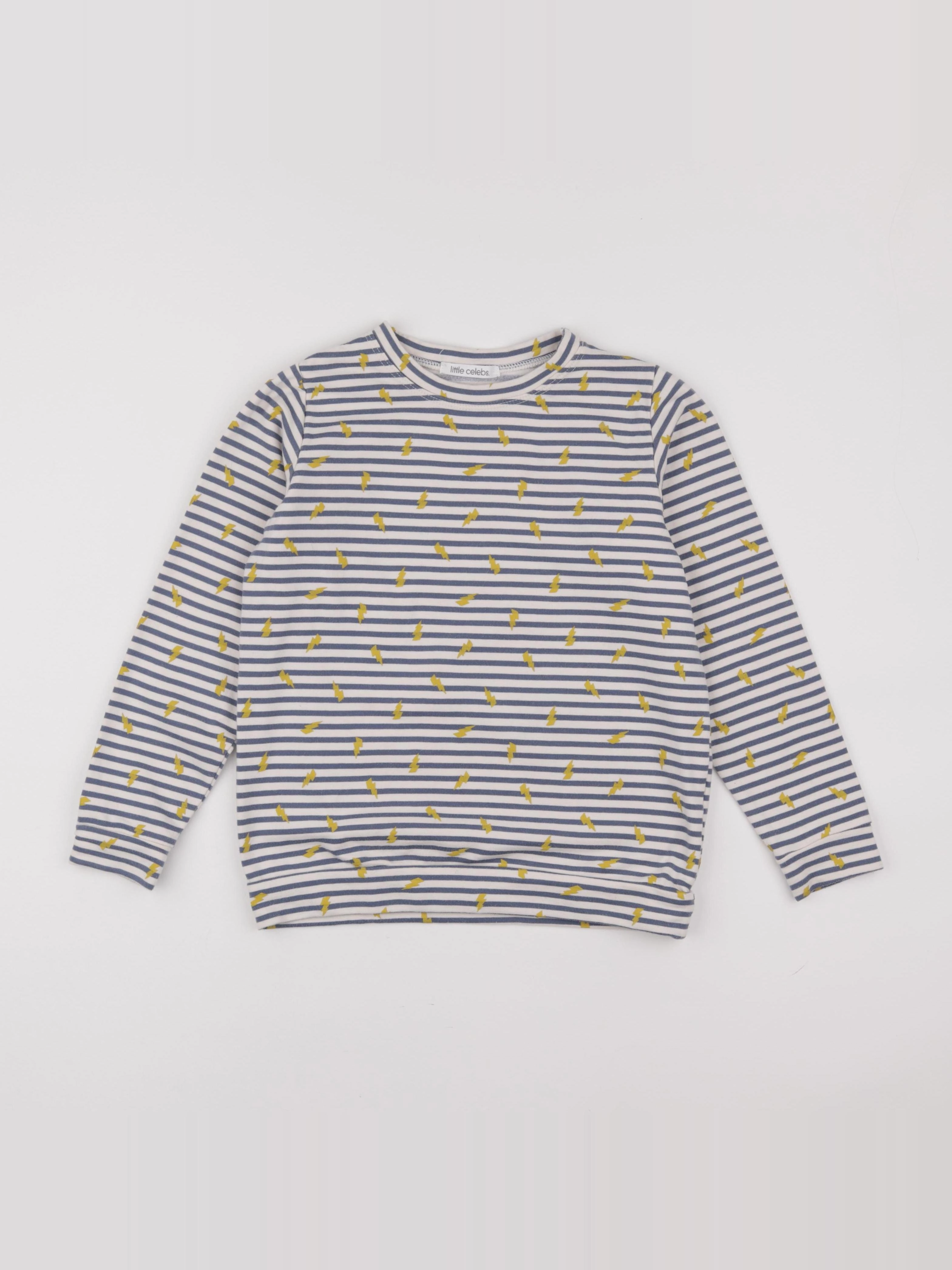 Little Celebs - sweat bleu - 8 ans