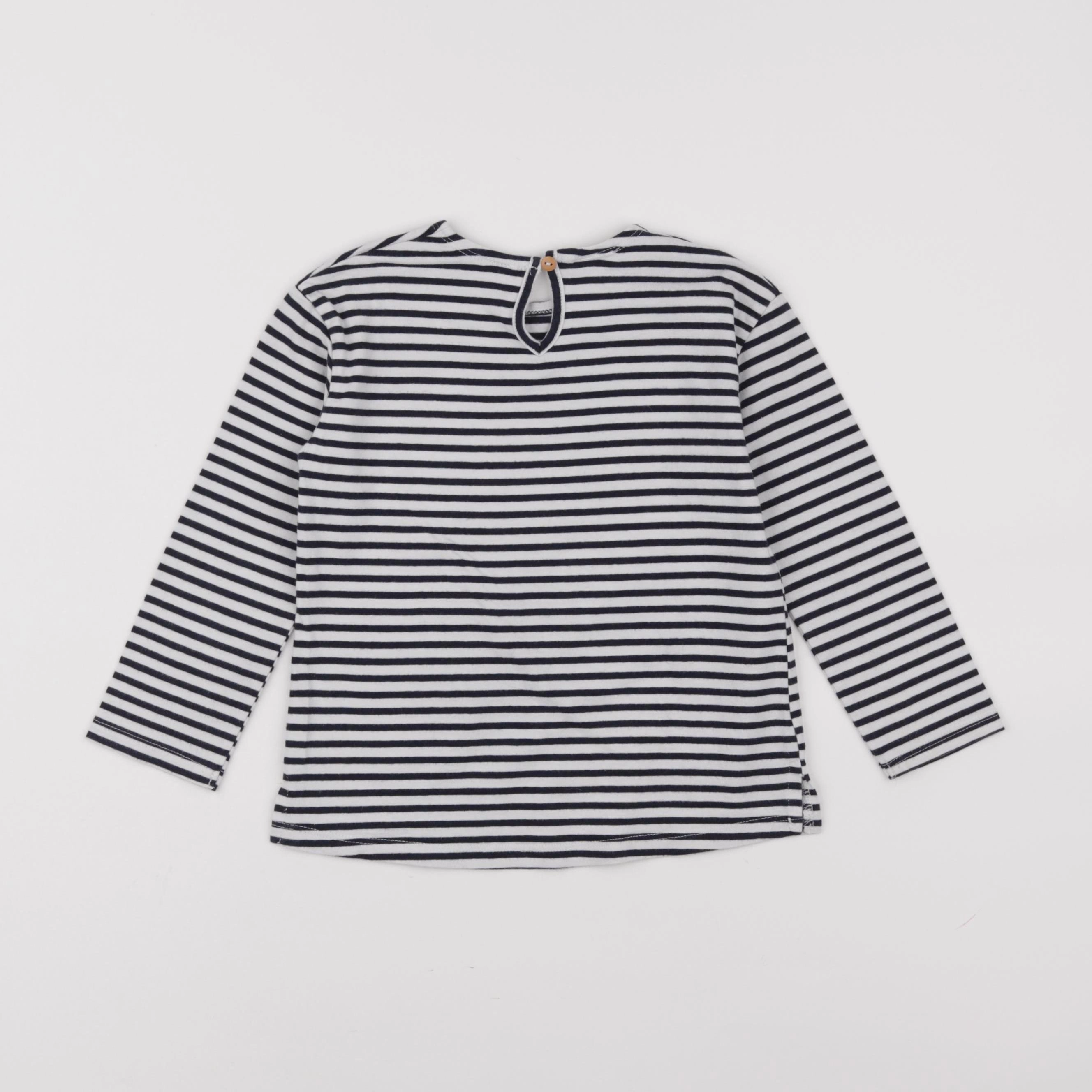 Zara - tee-shirt bleu - 3/4 ans