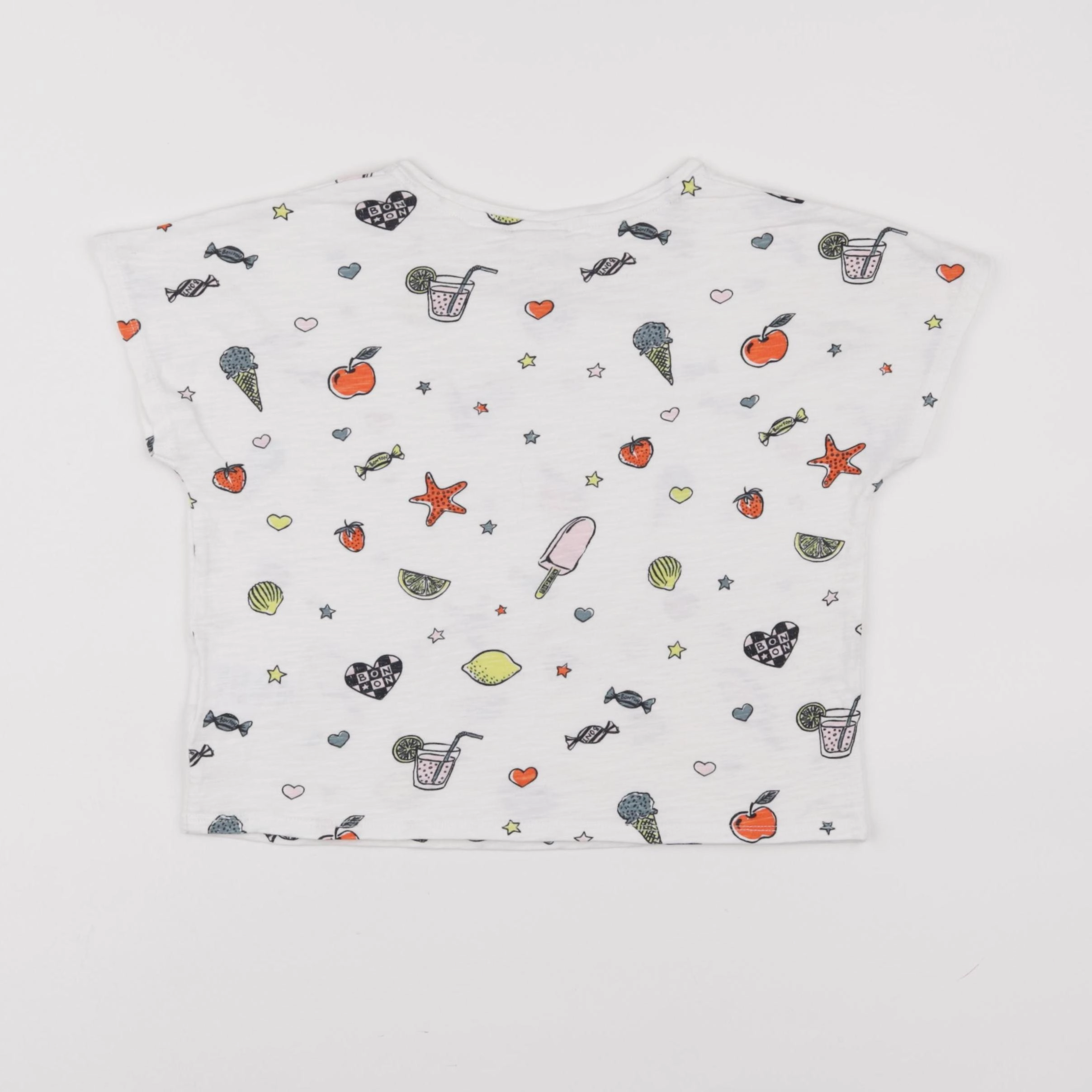 Bonton - tee-shirt multicolore - 6 ans