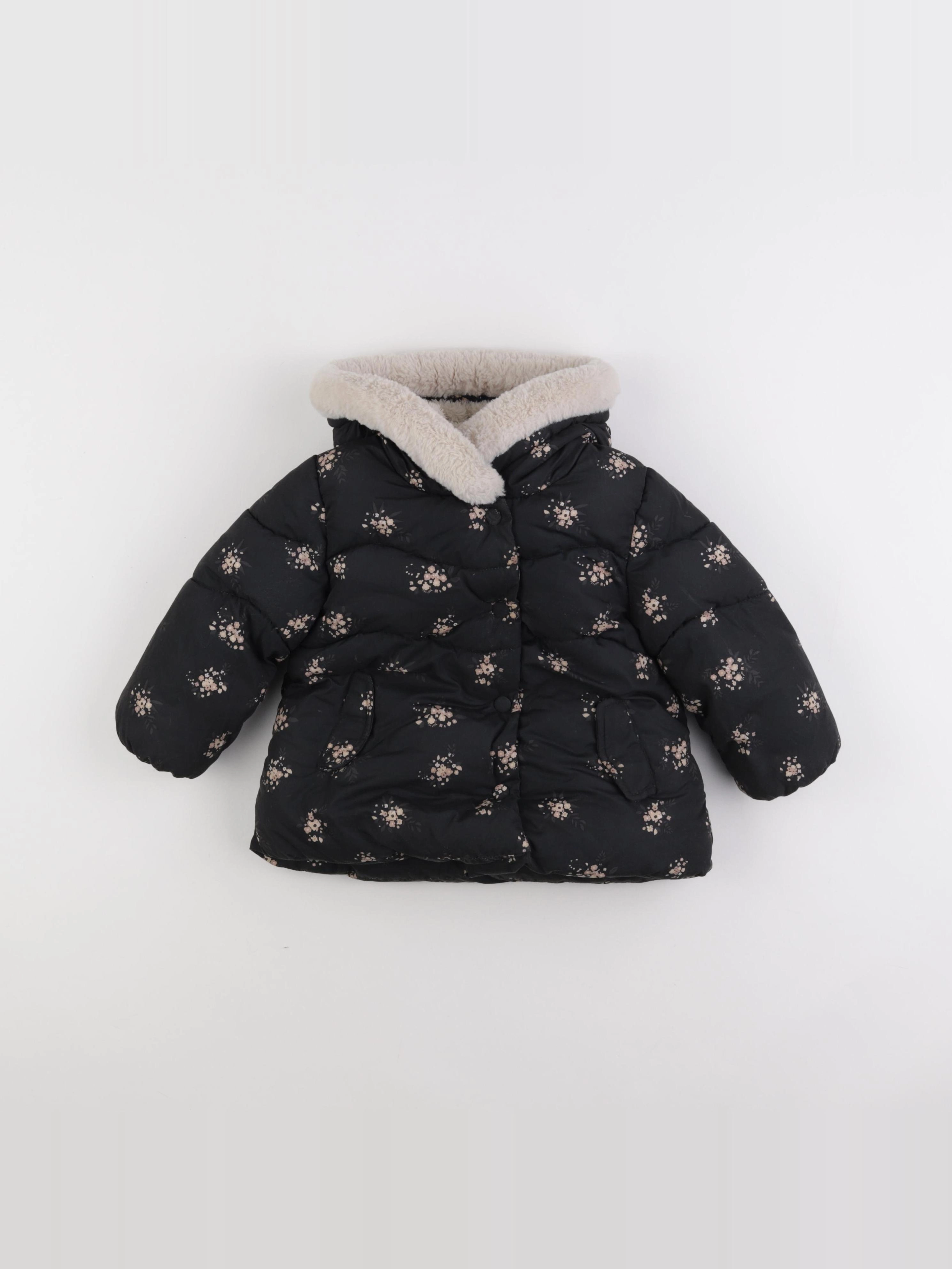 Tape à l'oeil - manteau noir - 24 mois
