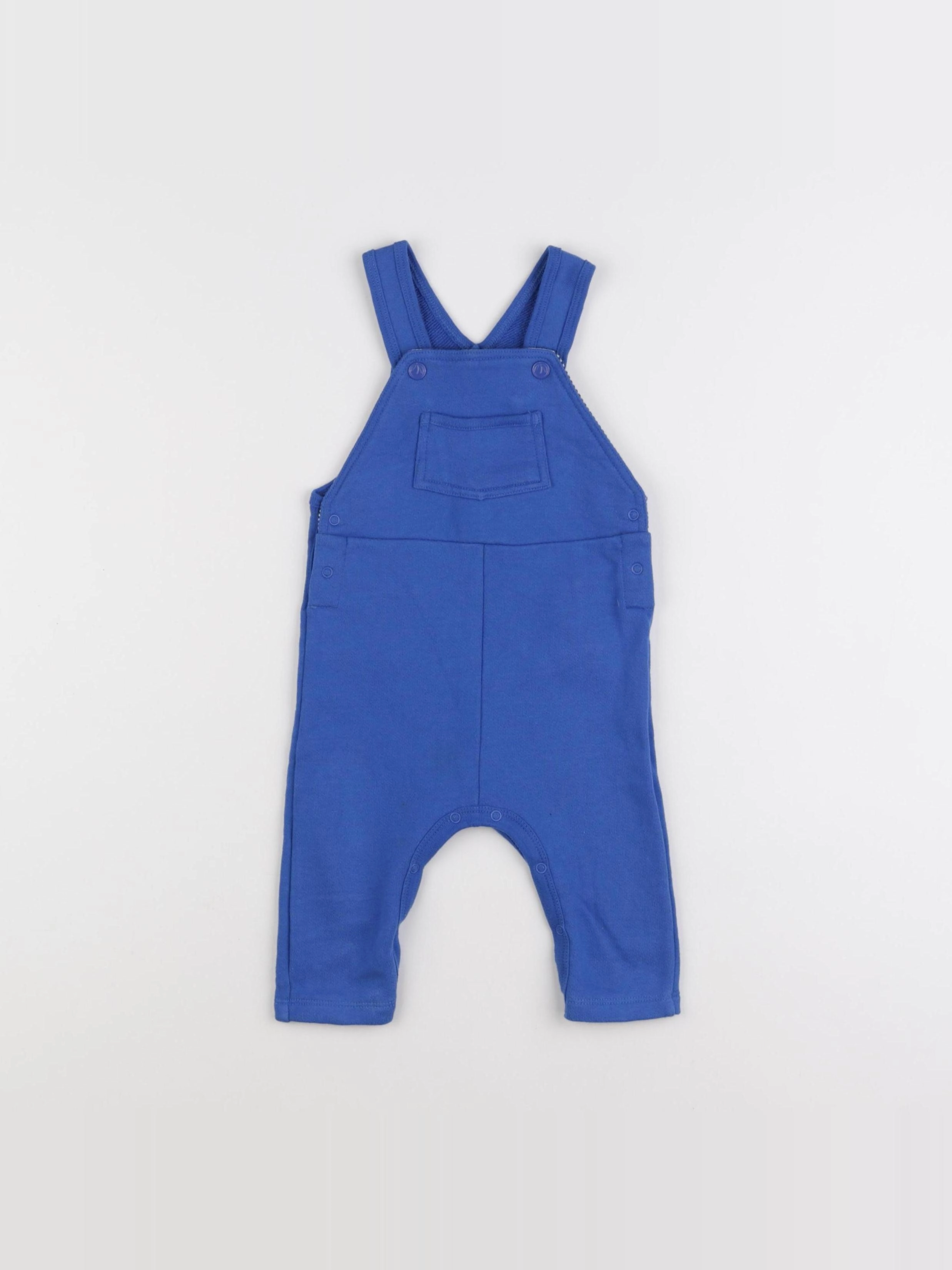 Petit Bateau - combinaison bleu - 6 mois