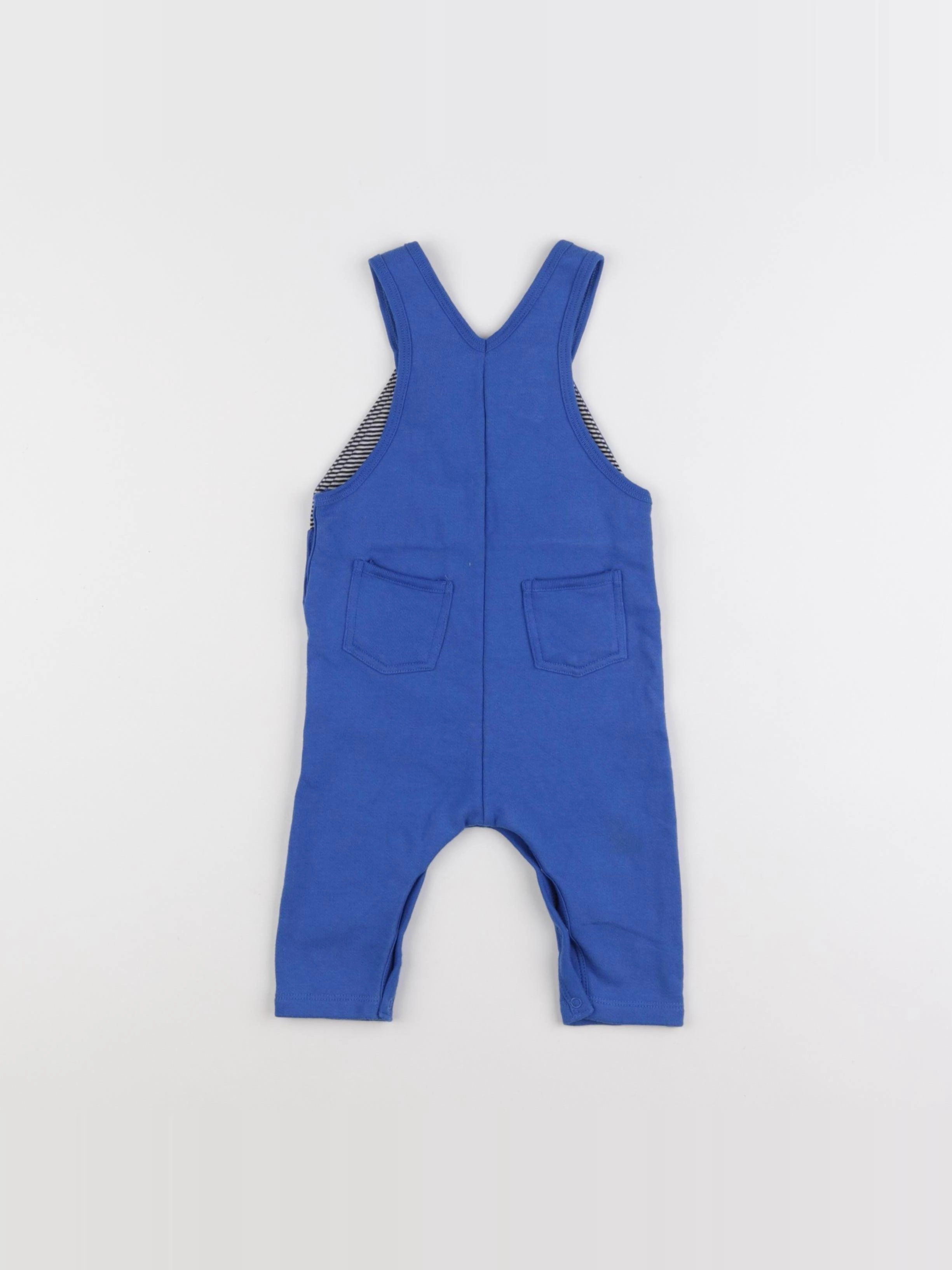 Petit Bateau - combinaison bleu - 6 mois