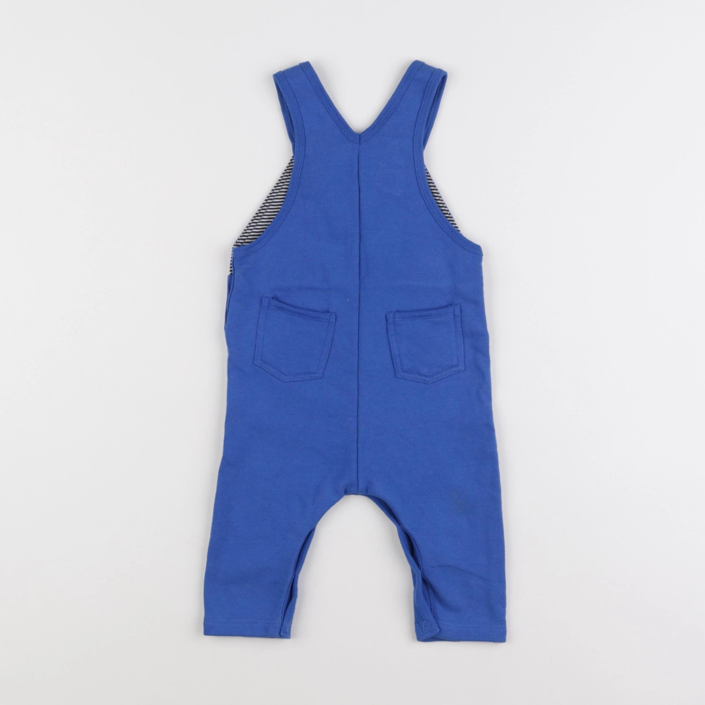Petit Bateau - combinaison bleu - 6 mois