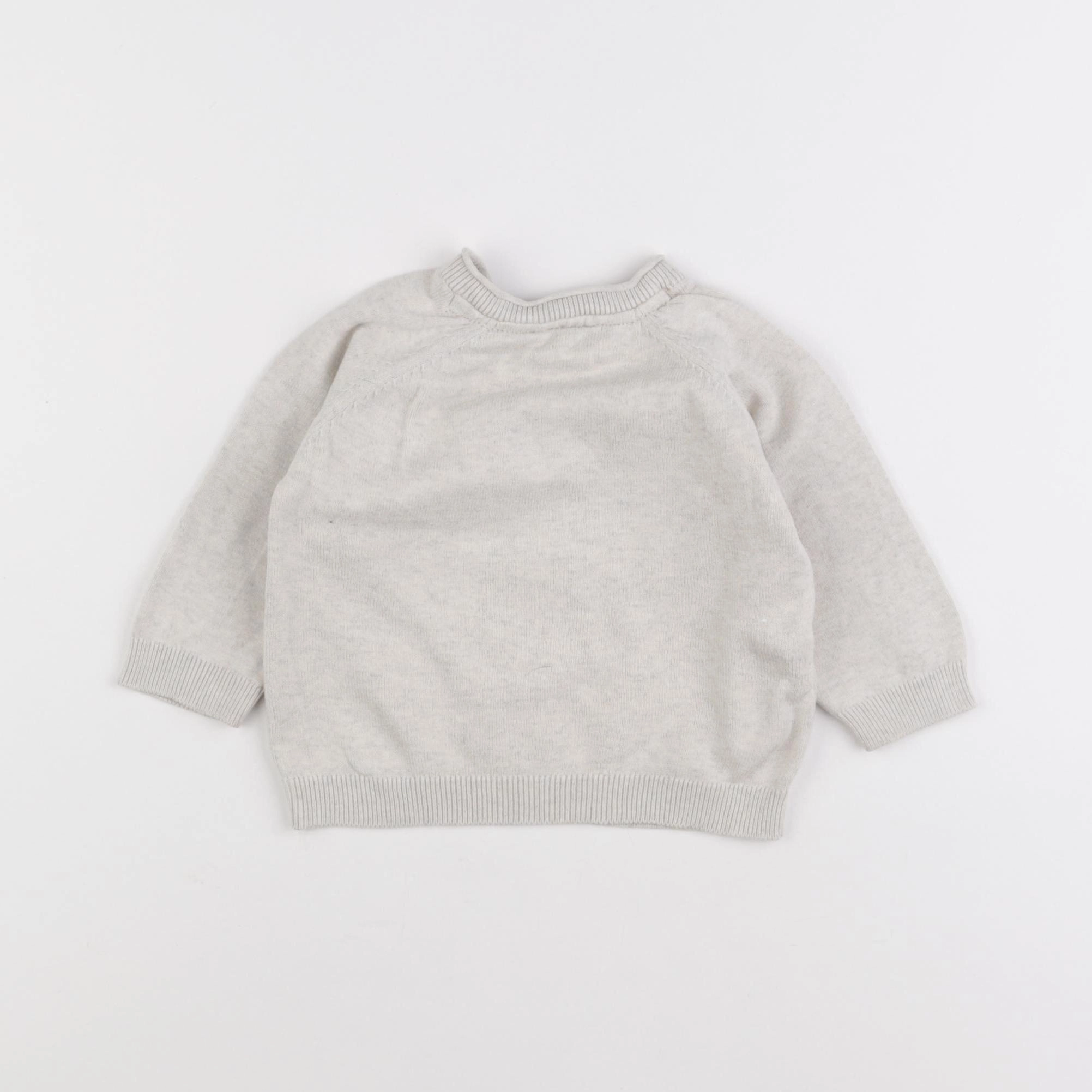 Tape à l'oeil - pull beige - 6 mois