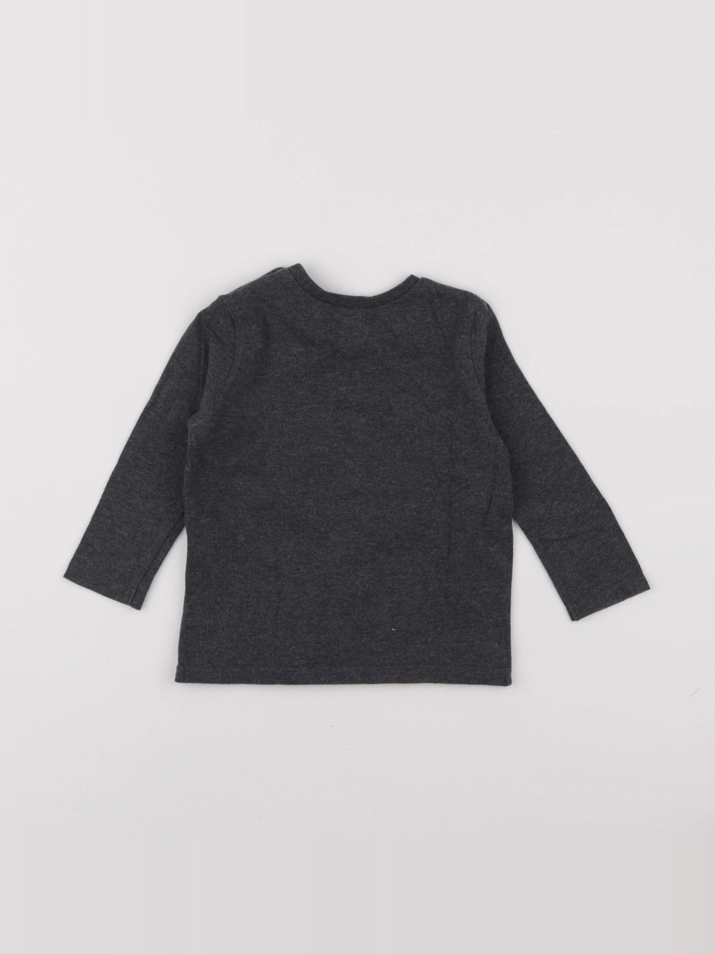 IKKS - tee-shirt gris - 18 mois