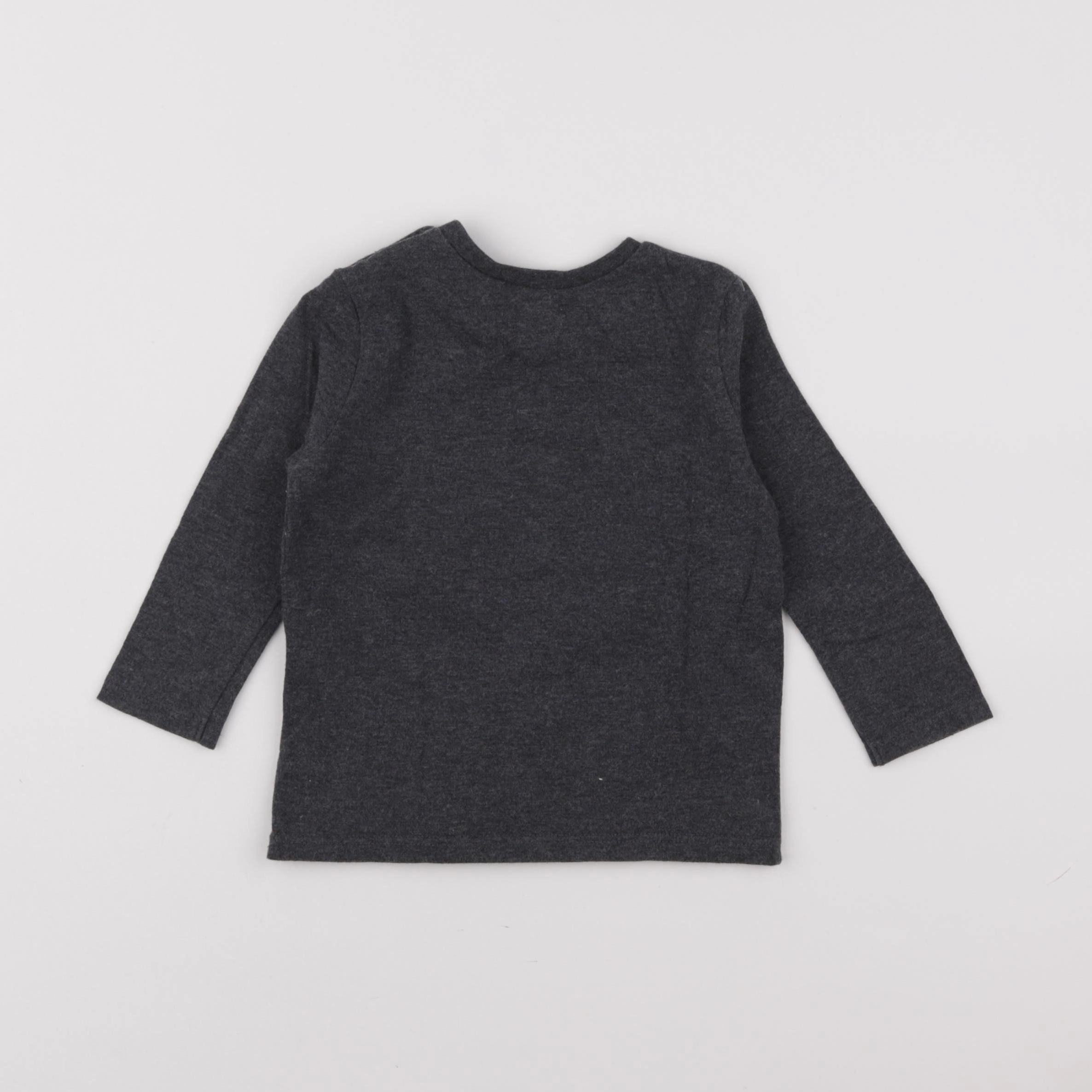 IKKS - tee-shirt gris - 18 mois