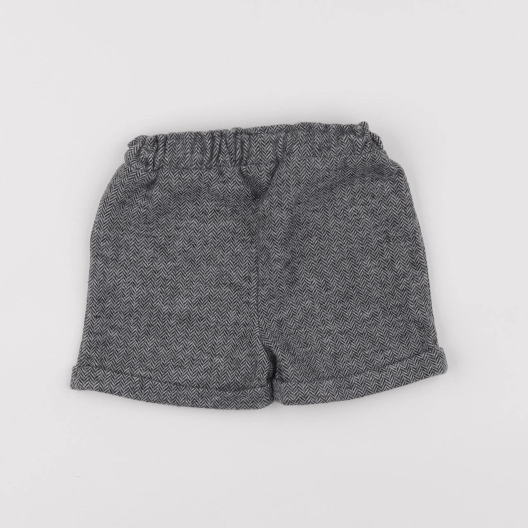 Vertbaudet - short gris - 6 mois