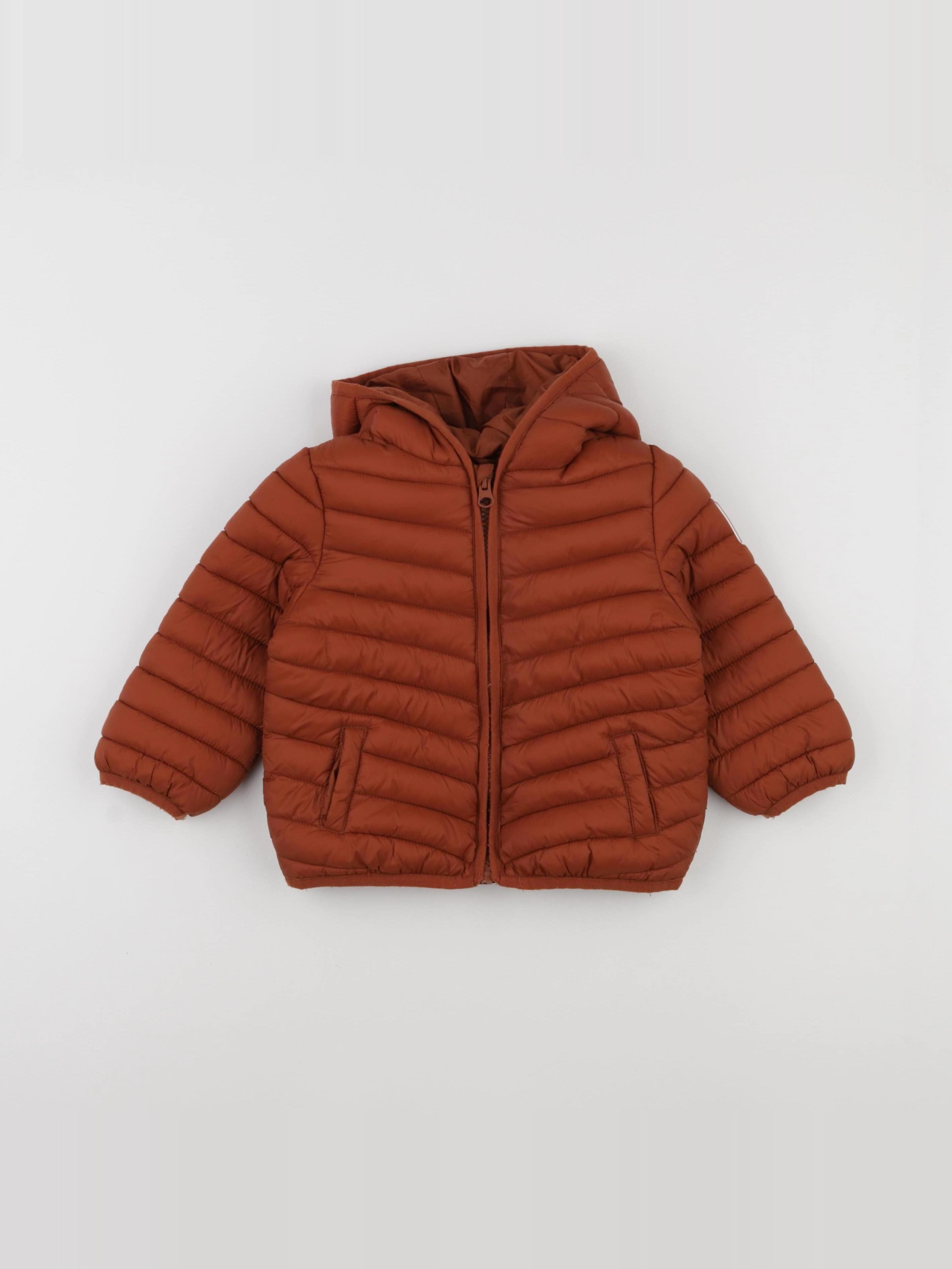 Vertbaudet - doudoune marron - 2 ans