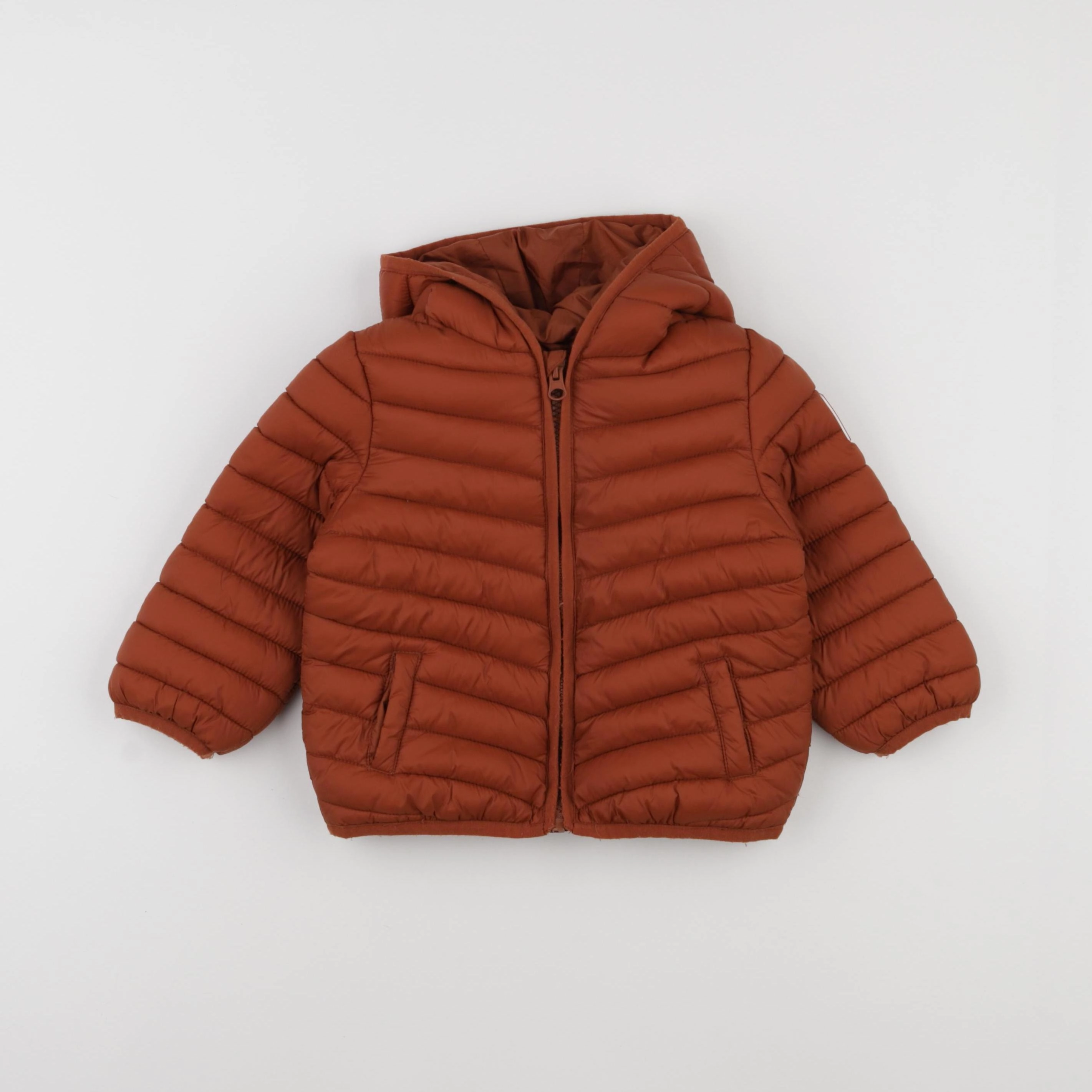Vertbaudet - doudoune marron - 2 ans