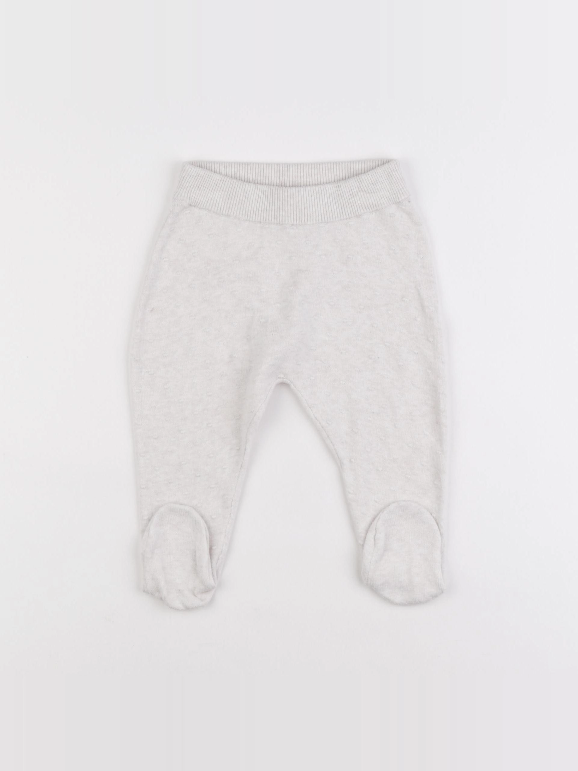H&M - legging beige - 6/9 mois