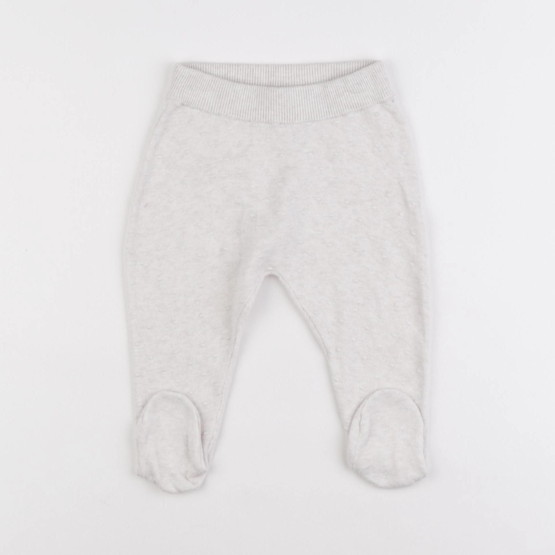 H&M - legging beige - 6/9 mois