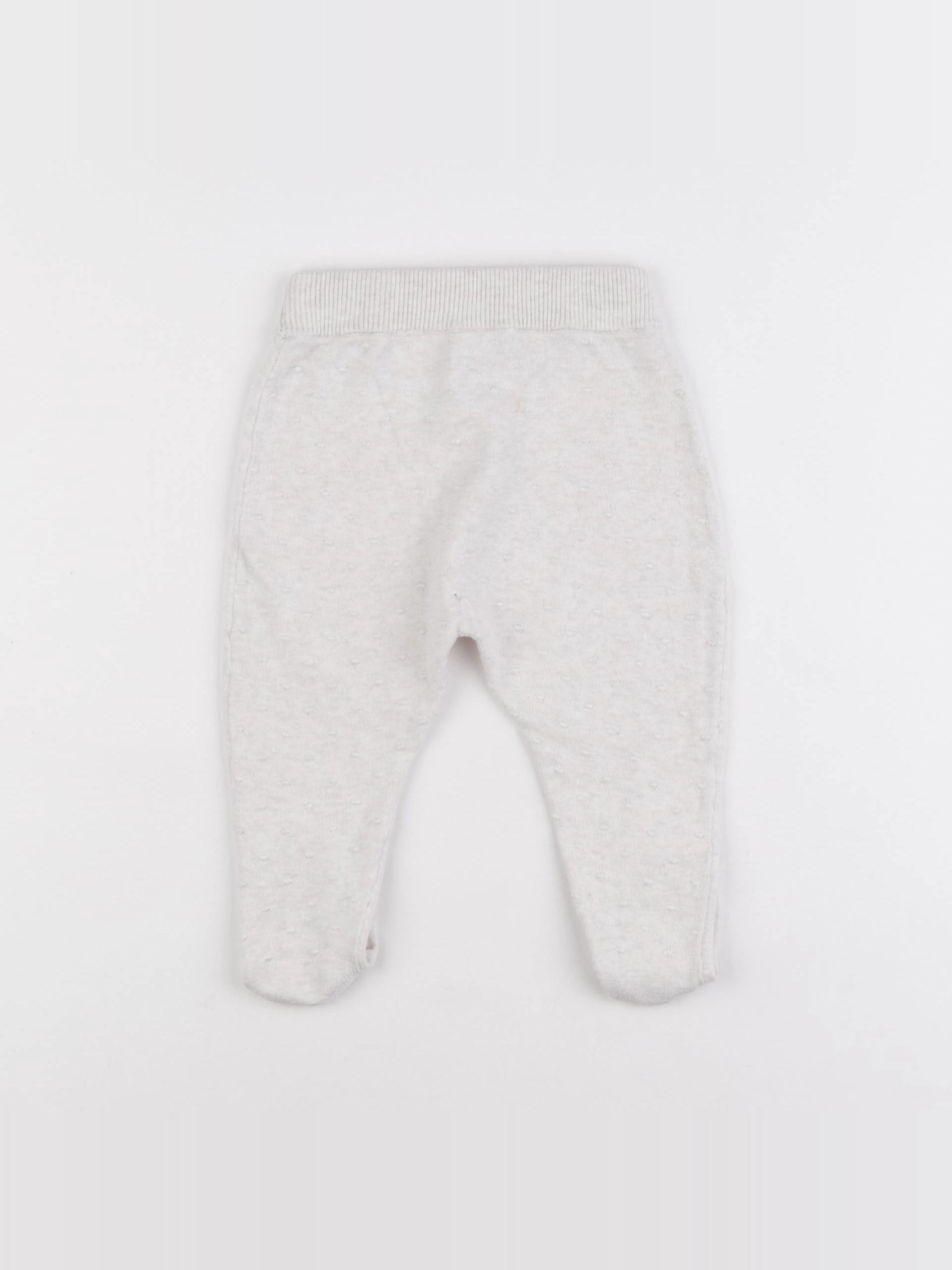 H&M - legging beige - 6/9 mois