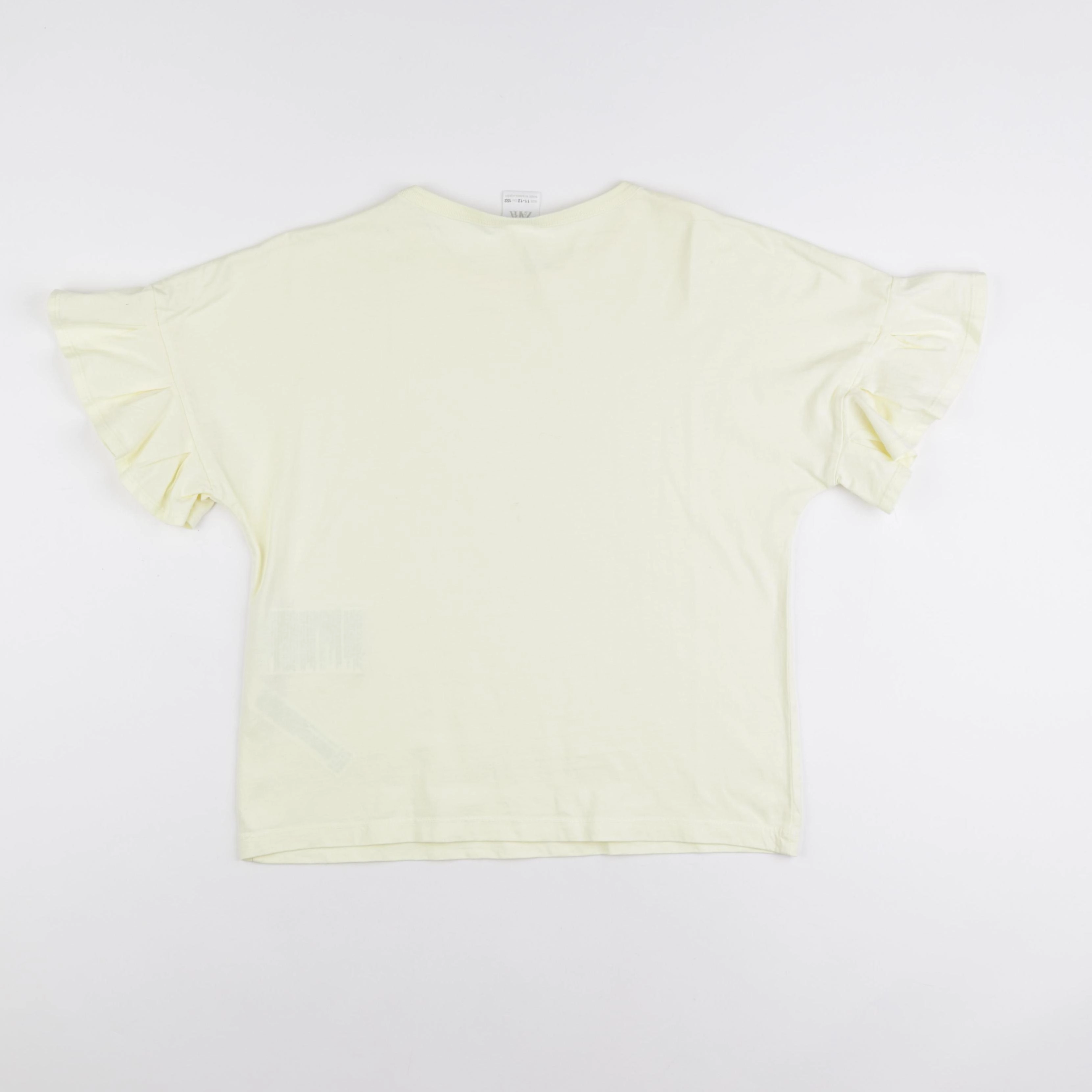 Zara - tee-shirt jaune - 11/12 ans