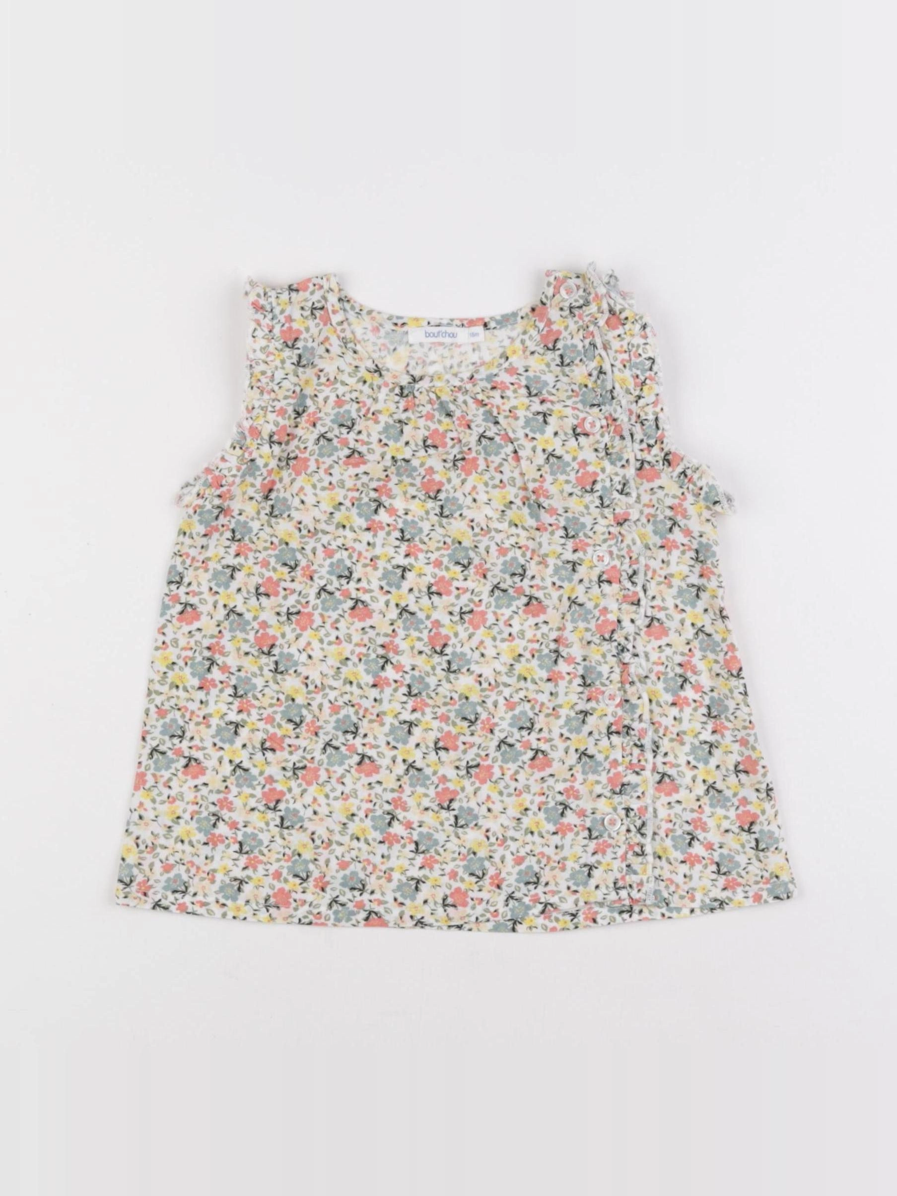 Boutchou - blouse multicolore - 18 mois
