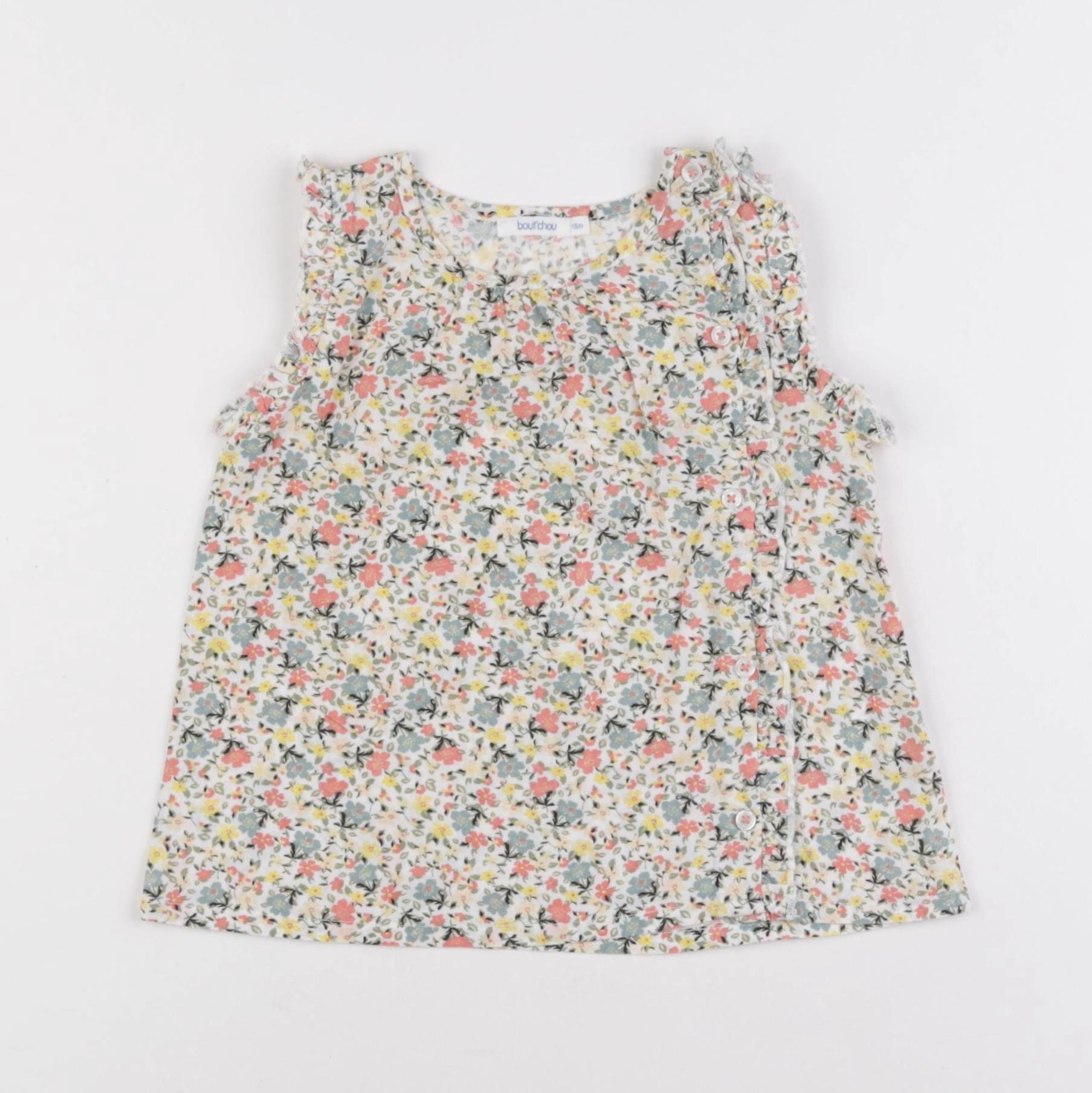Boutchou - blouse multicolore - 18 mois