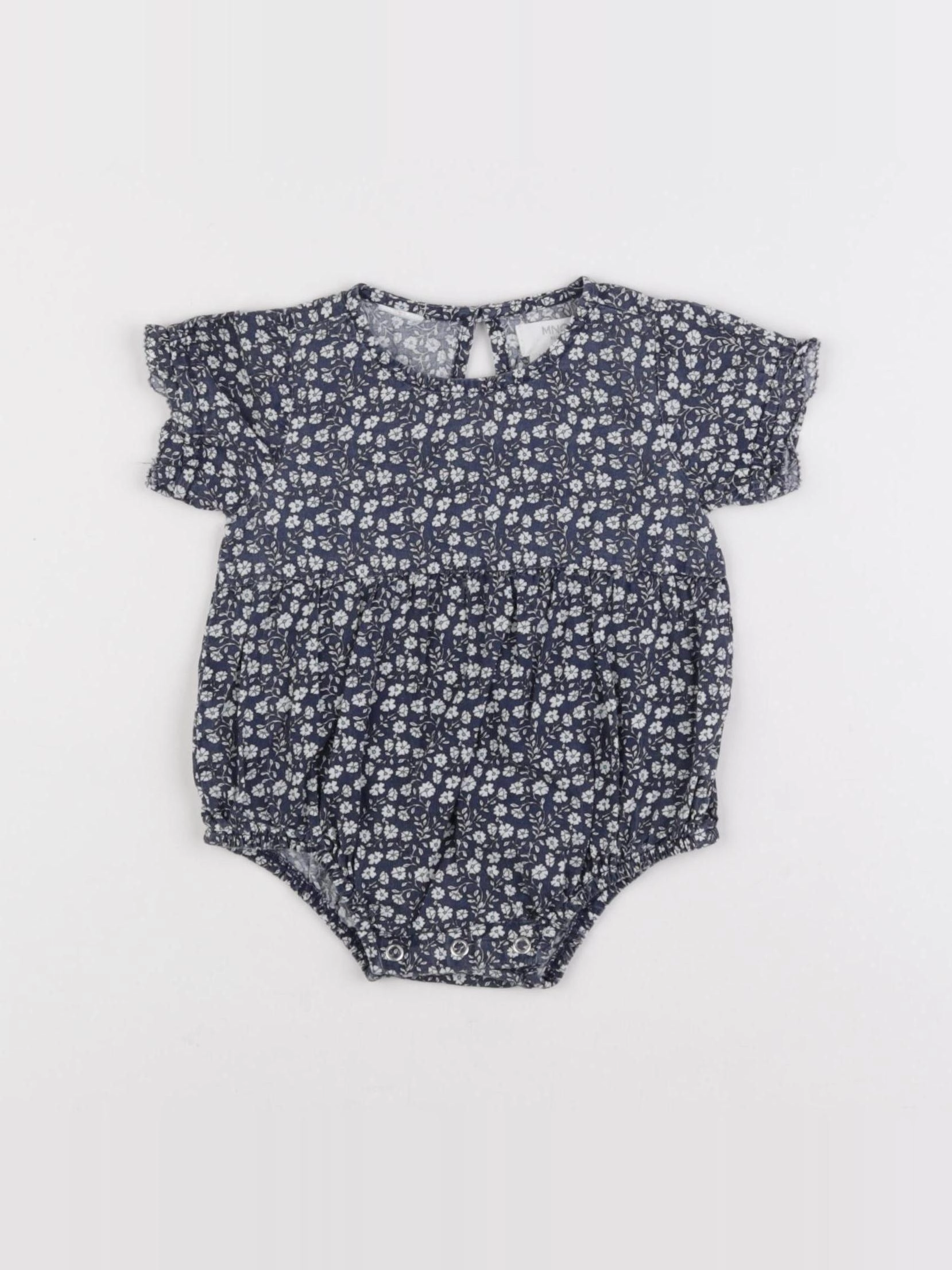 Mango - combinaison bleu - 1/3 mois