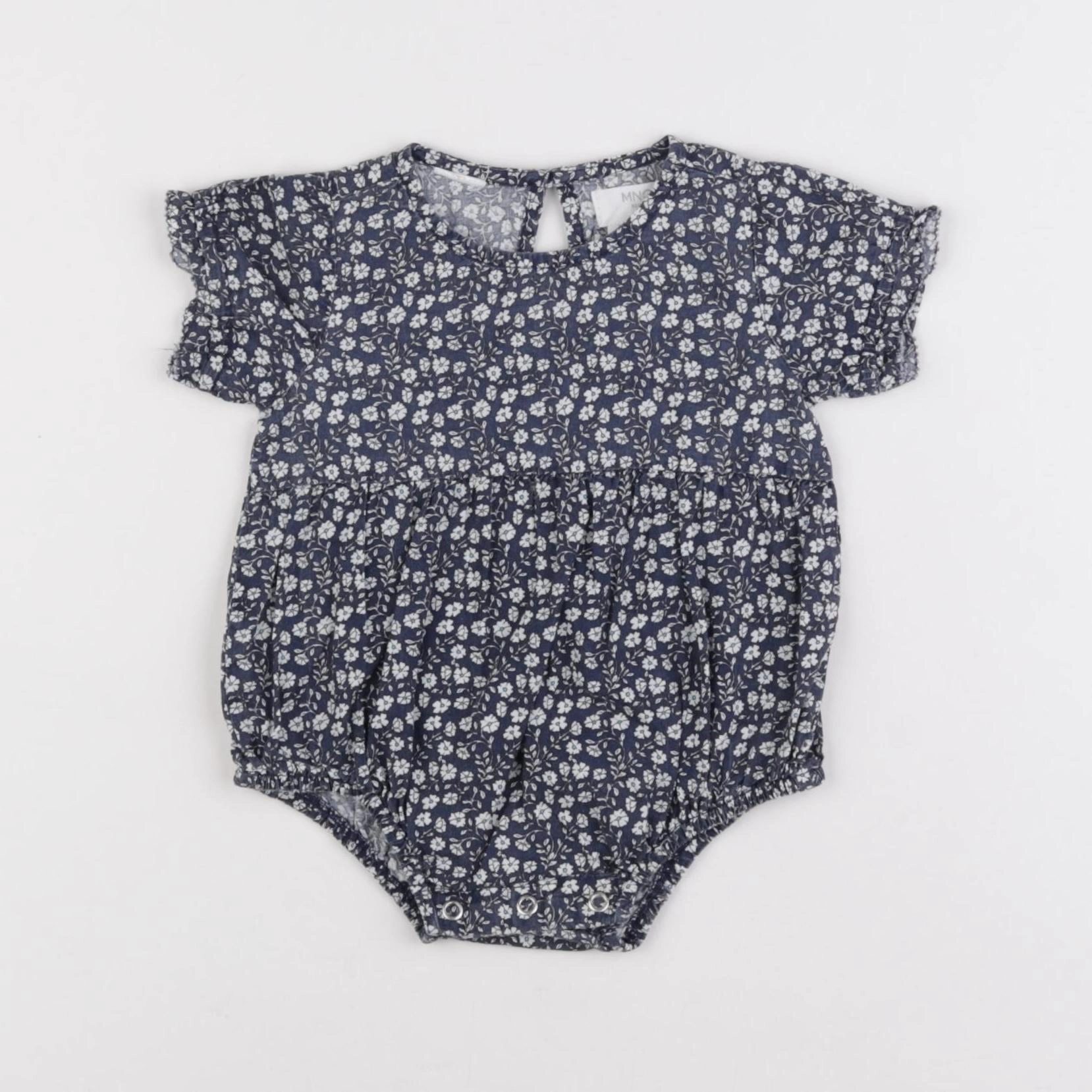 Mango - combinaison bleu - 1/3 mois