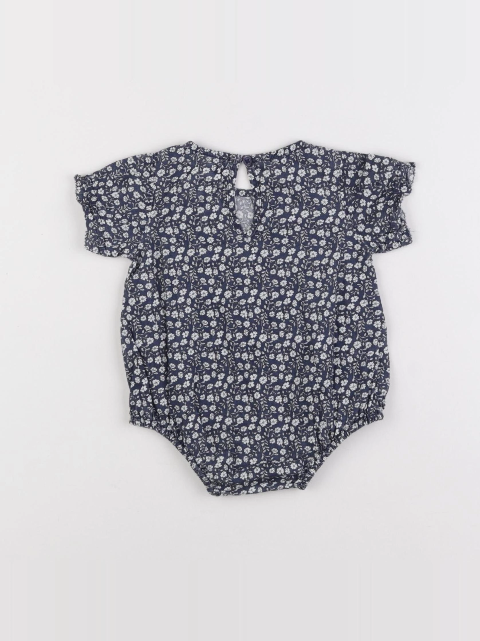 Mango - combinaison bleu - 1/3 mois