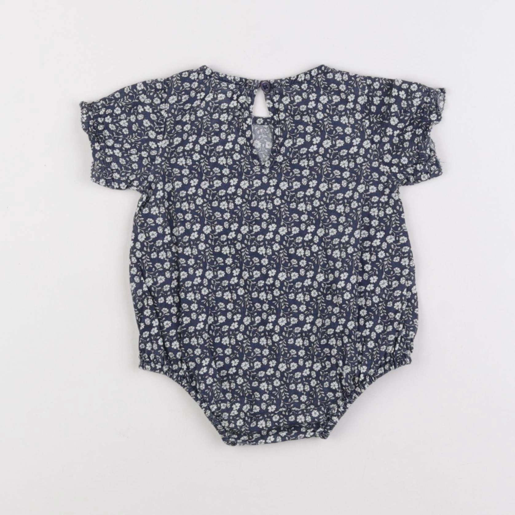 Mango - combinaison bleu - 1/3 mois