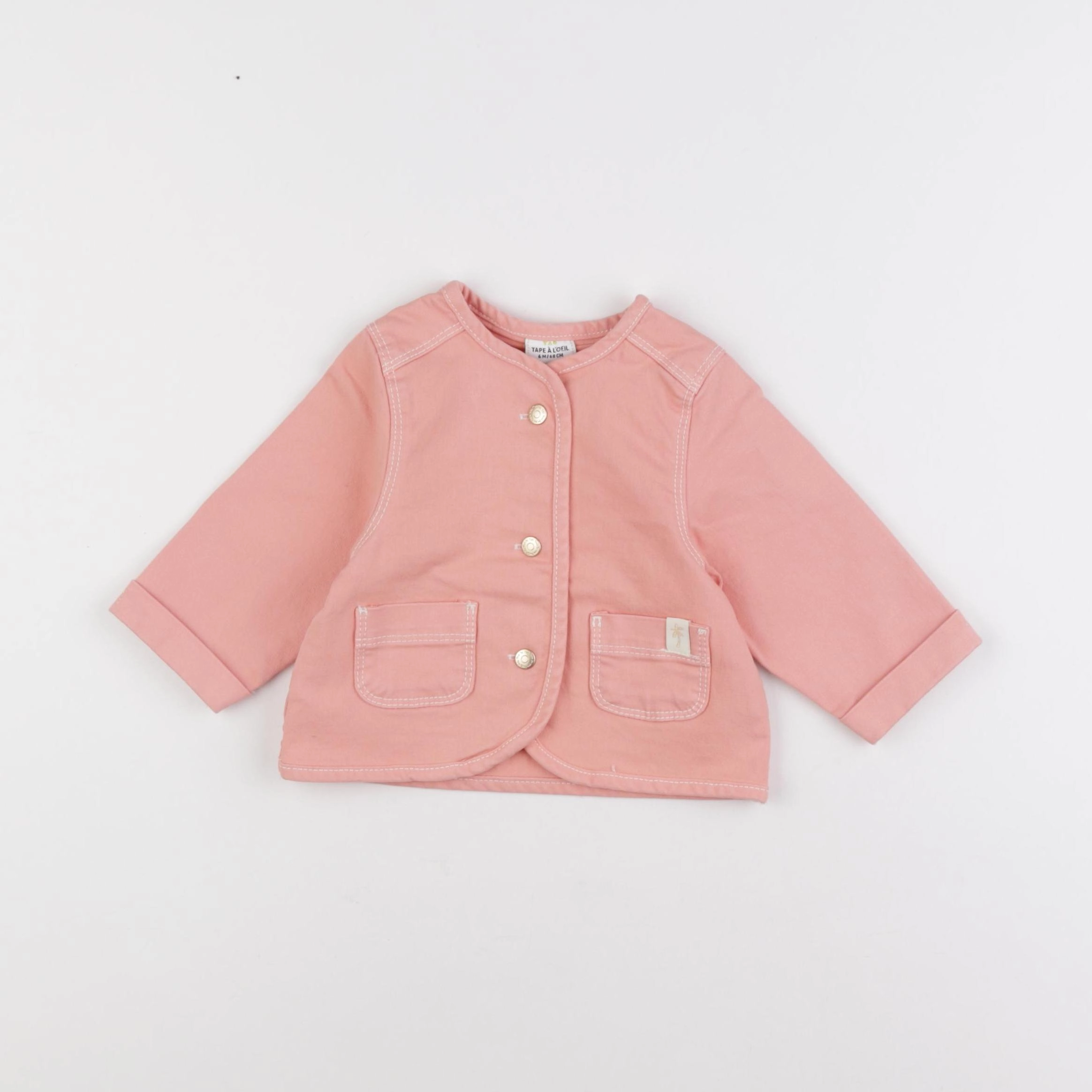 Tape à l'oeil - veste rose - 6 mois