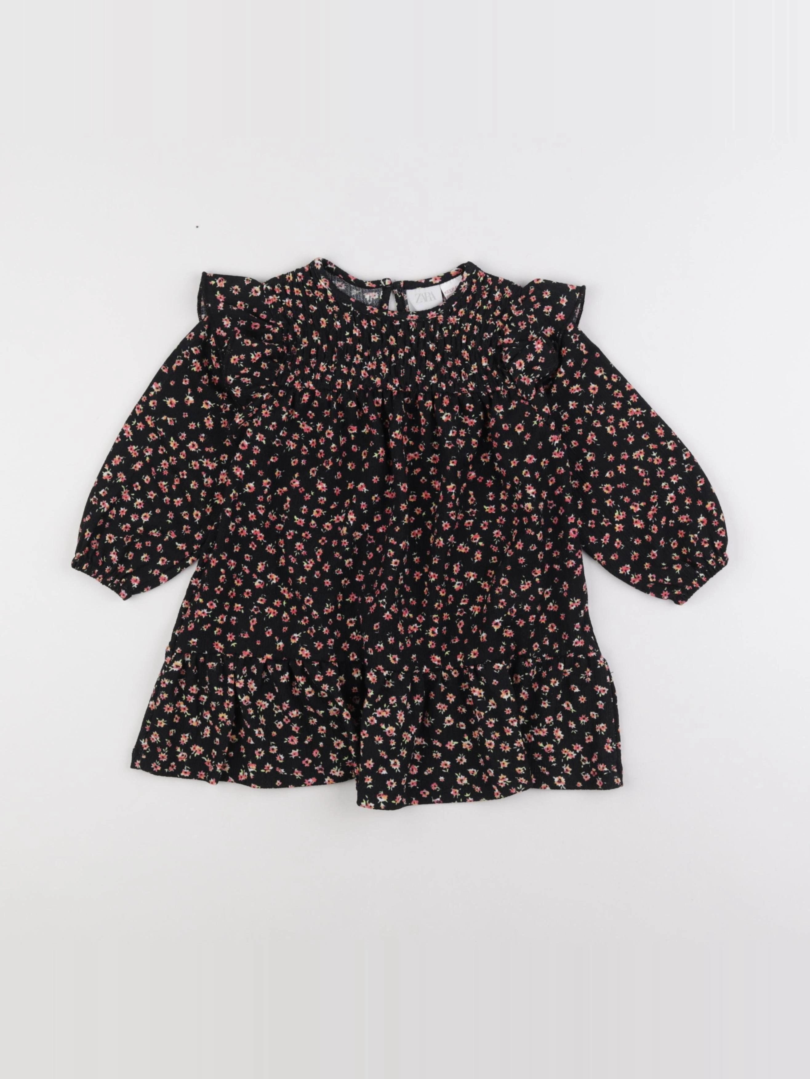 Zara - robe noir - 18/24 mois
